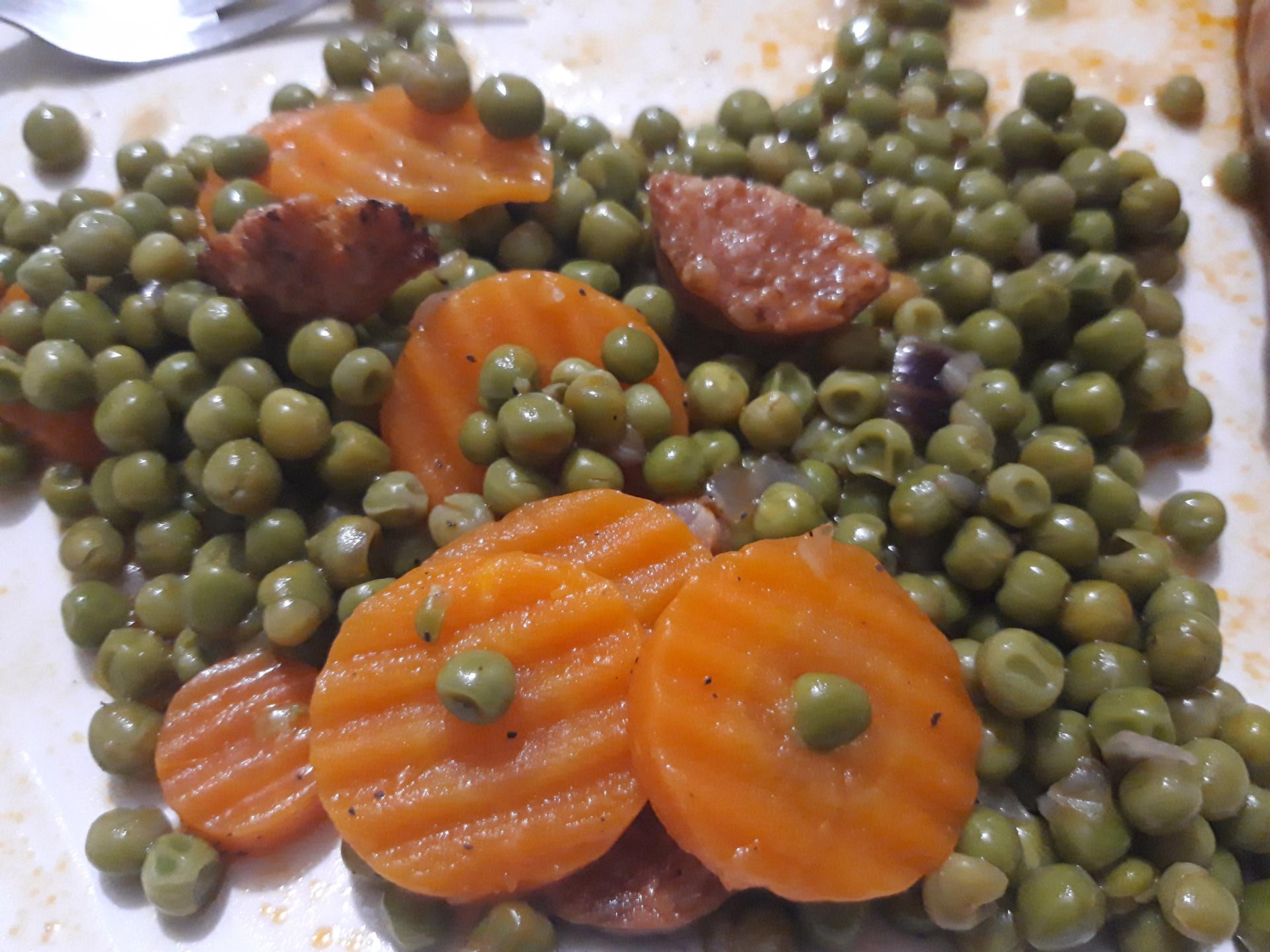 Duo petits pois surgelés carottes - Recette Cookeo V3 | Moulinex