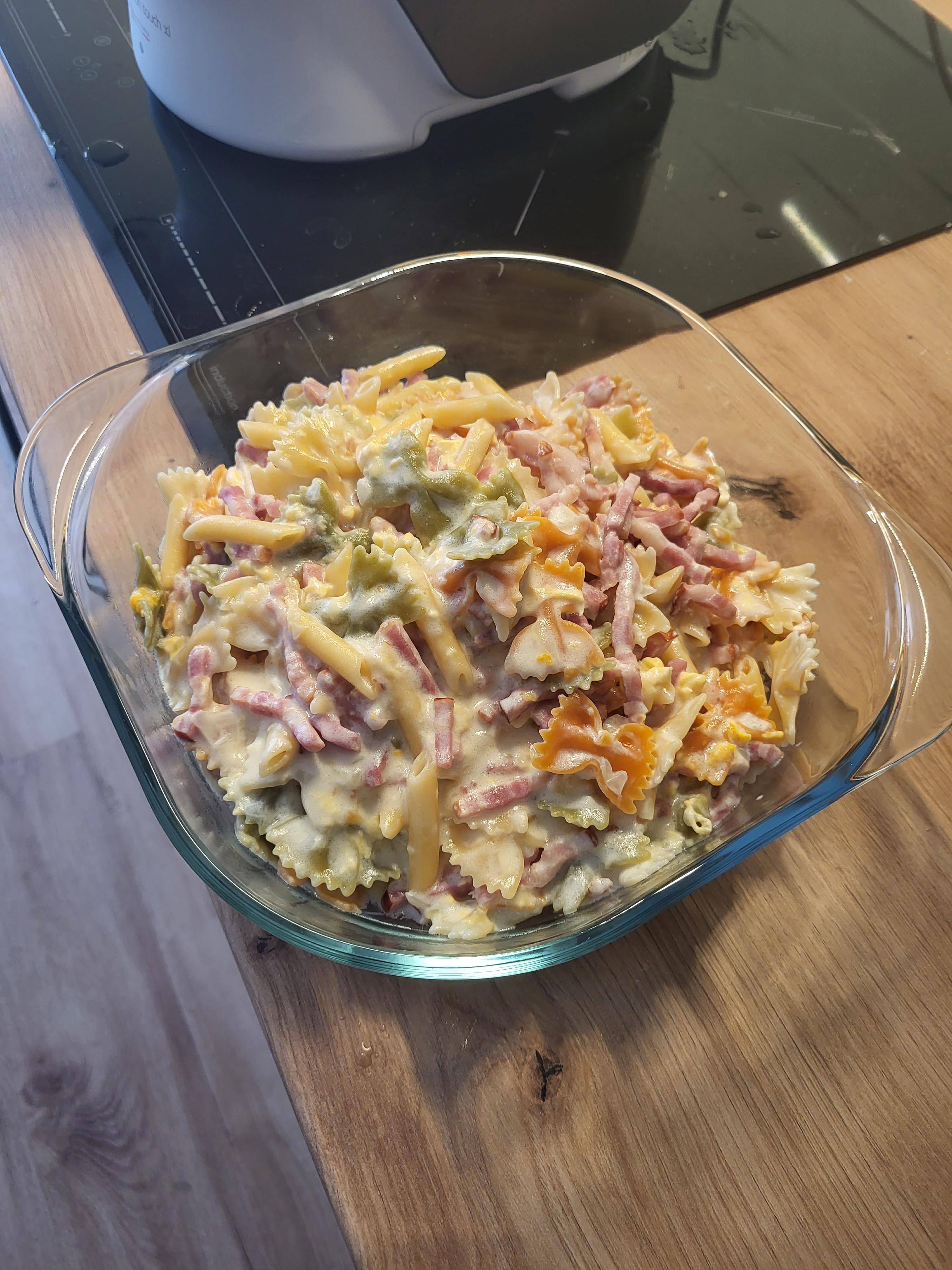Macarrones a la carbonara