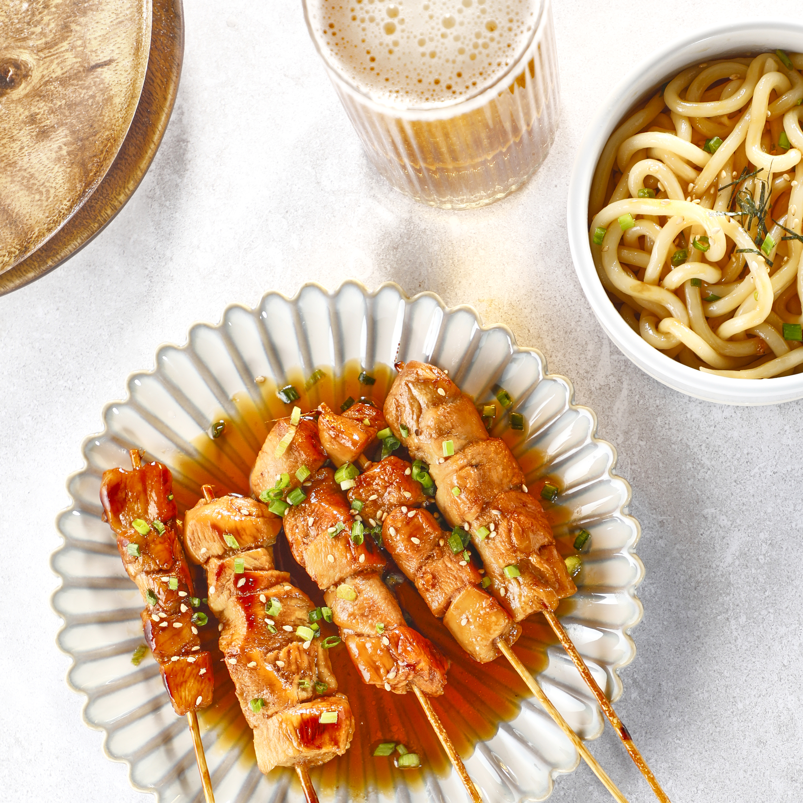 Yakitori-Hühnerspieße