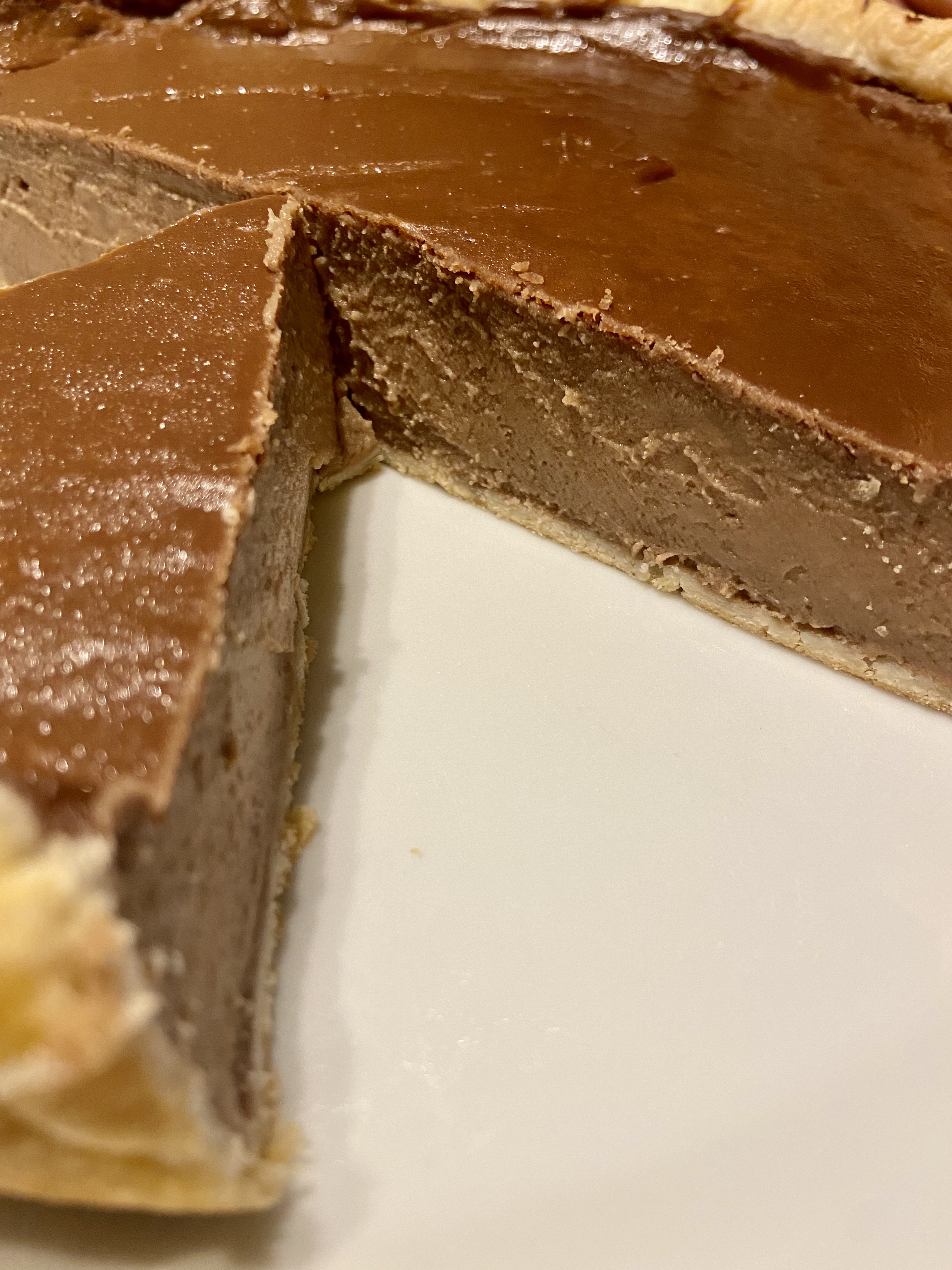 Flan pâtissier au chocolat