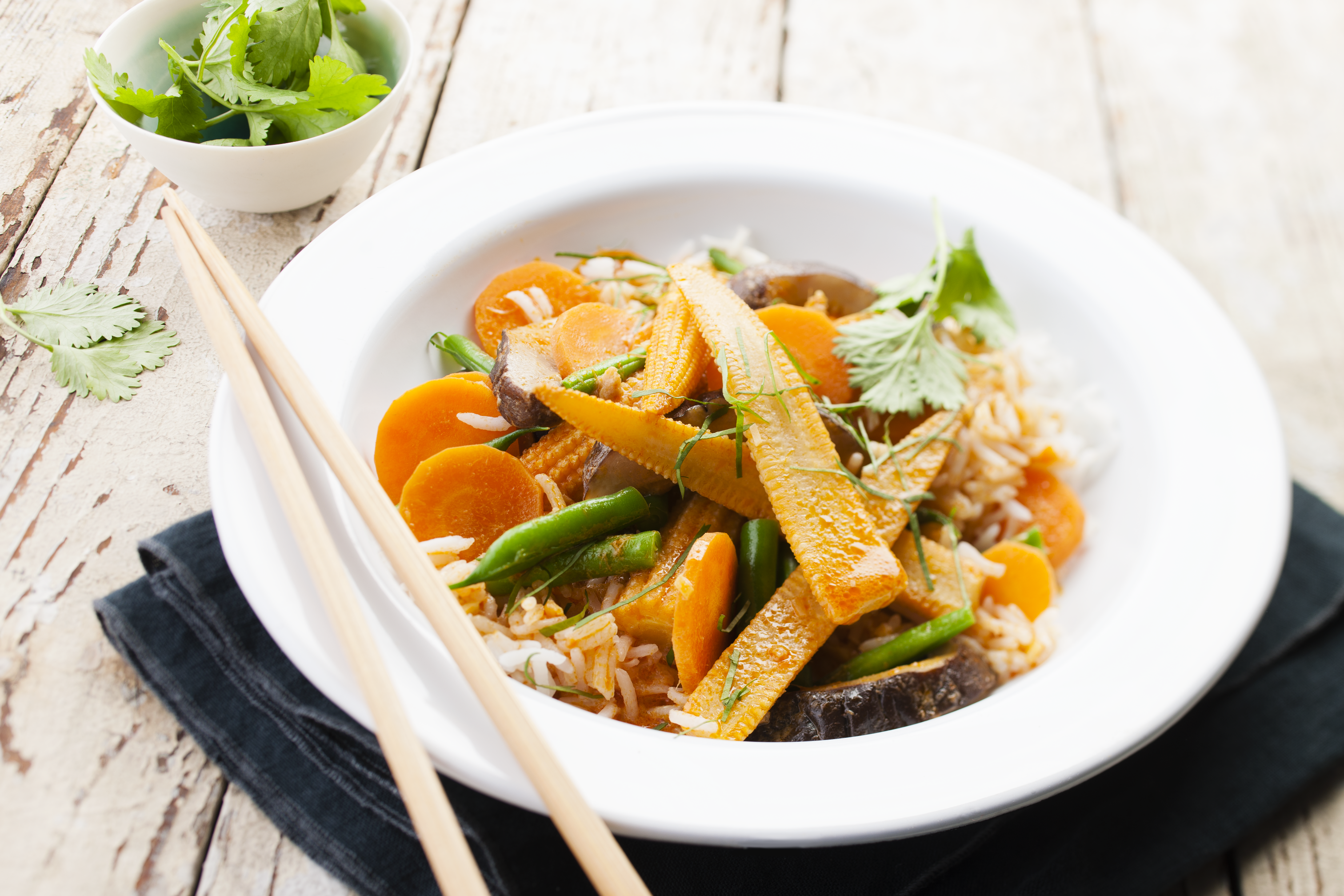 Curry de verduras
