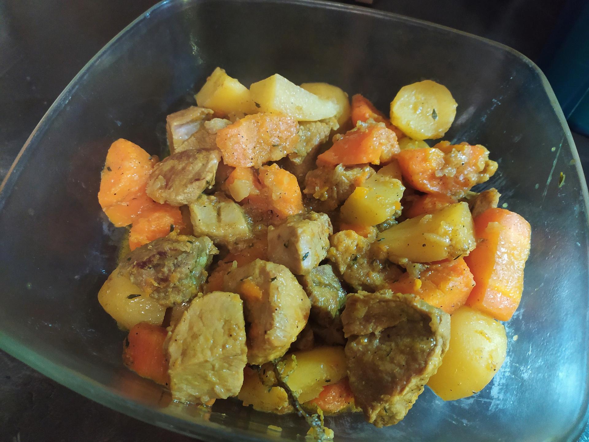 Jarret De Porc Pomme De Terre Carotte Cookeo