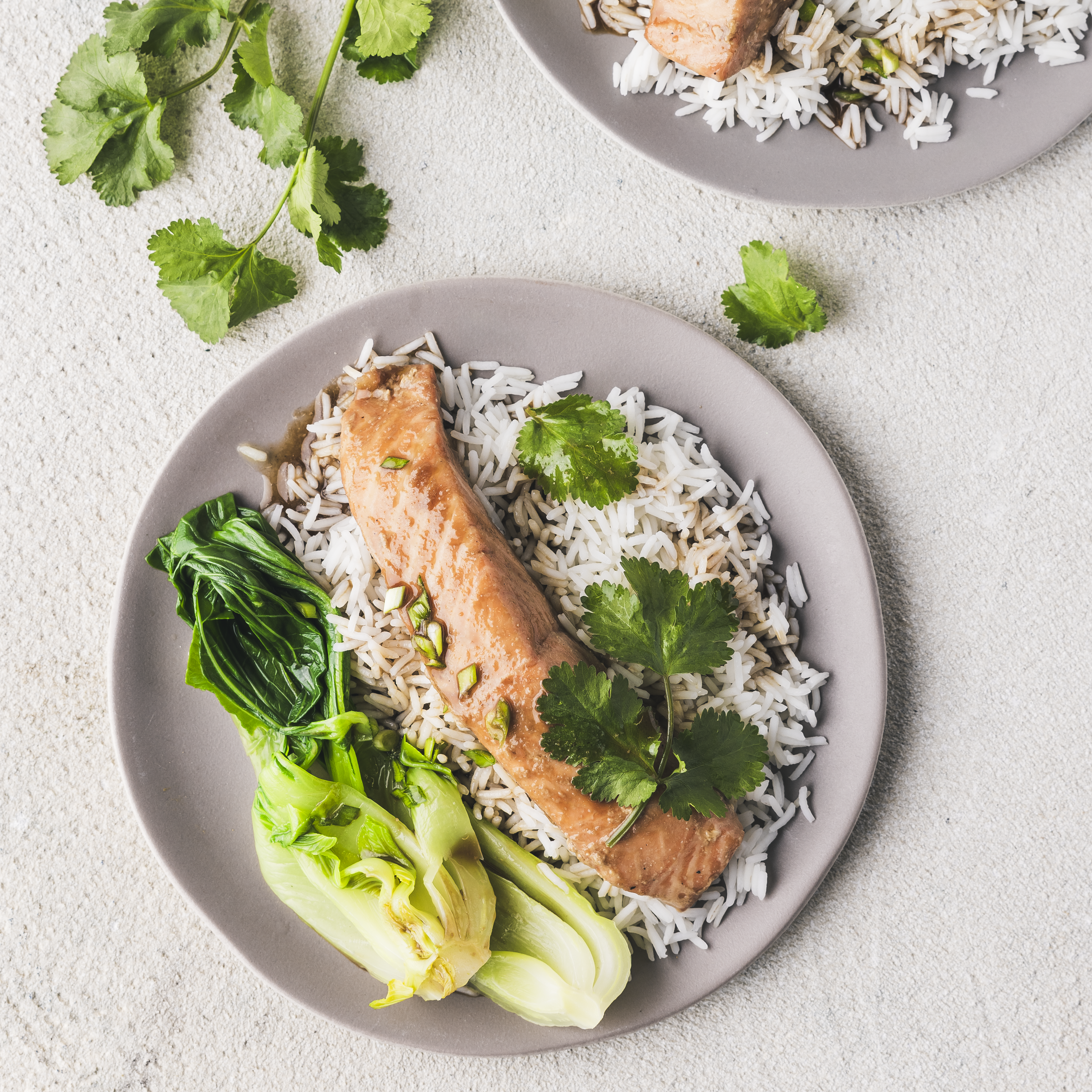 Salmone cotto sottovuoto al miso e zenzero