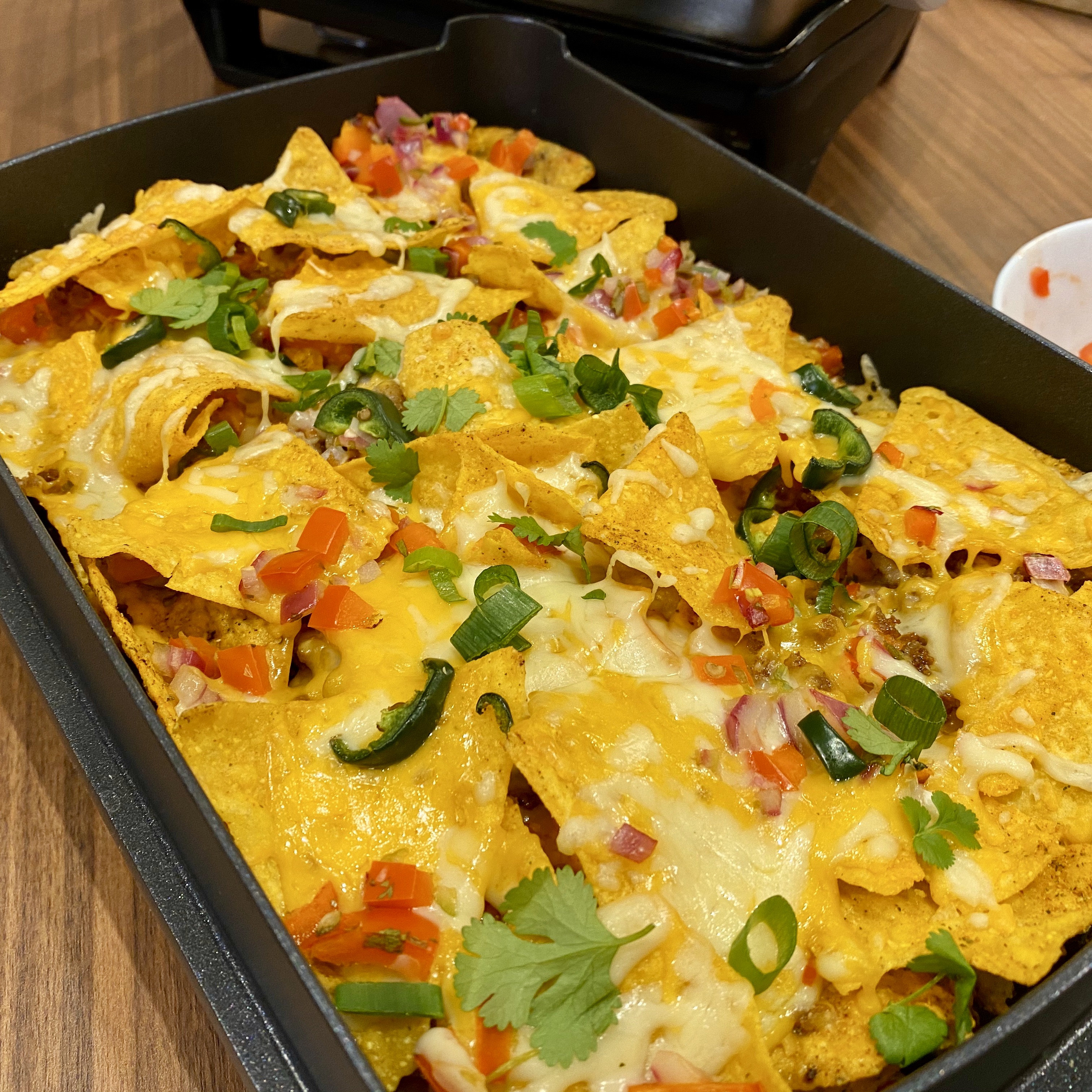 Nachos con queso