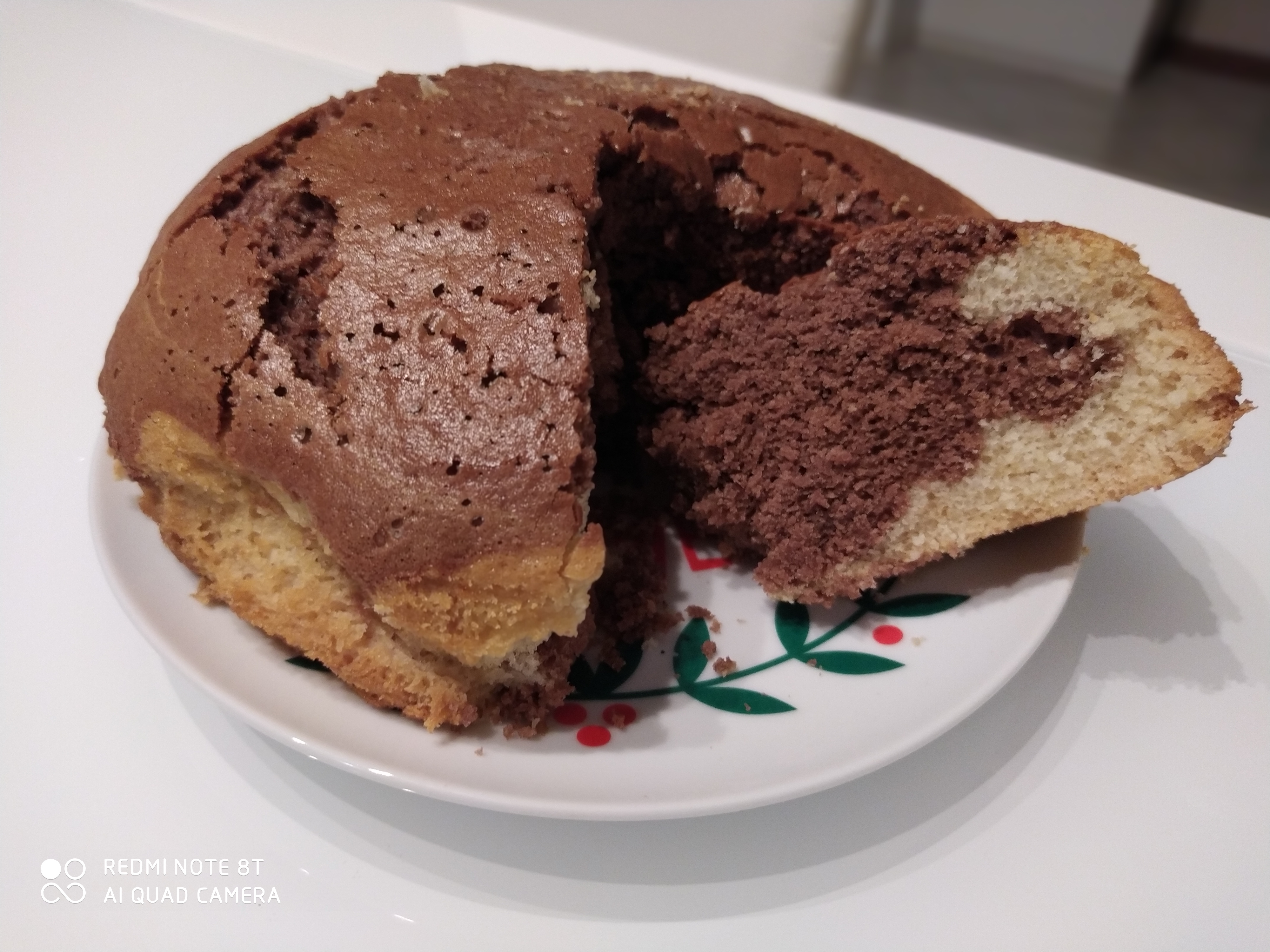 Torta marmorizzata vegan