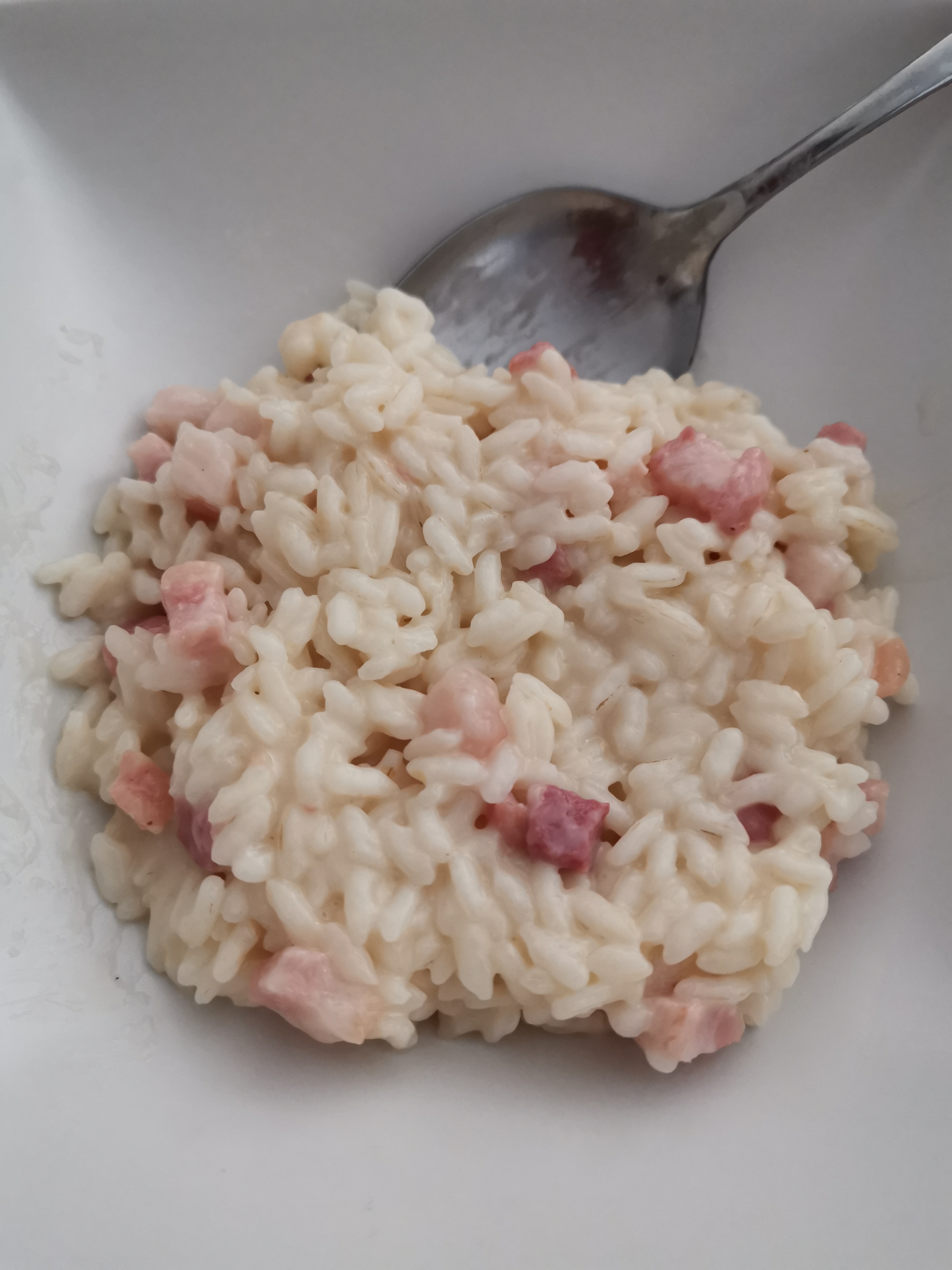 Risotto pancetta e toma