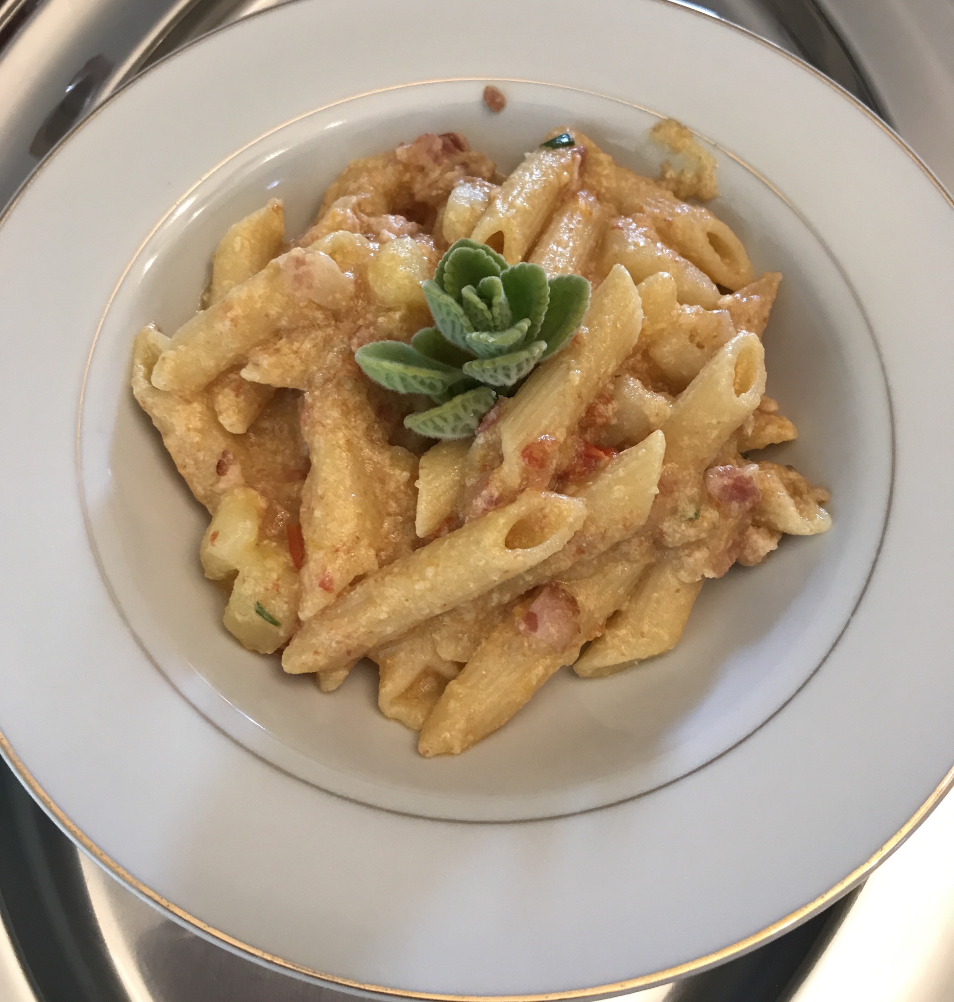 Penne bacon e patate