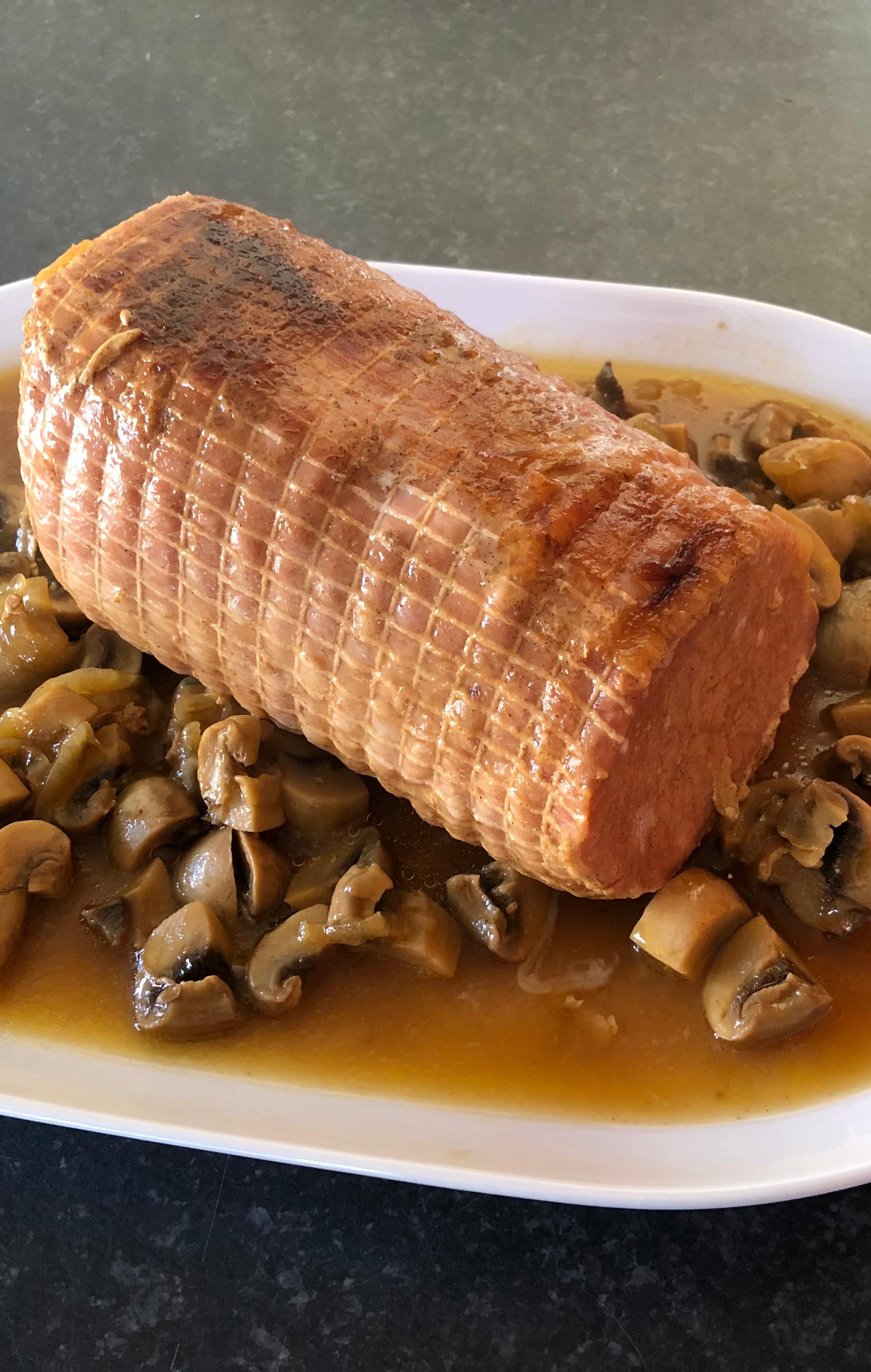 Rôti de porc saumuré fumé et pommes de terre - Recette Cookeo | Moulinex
