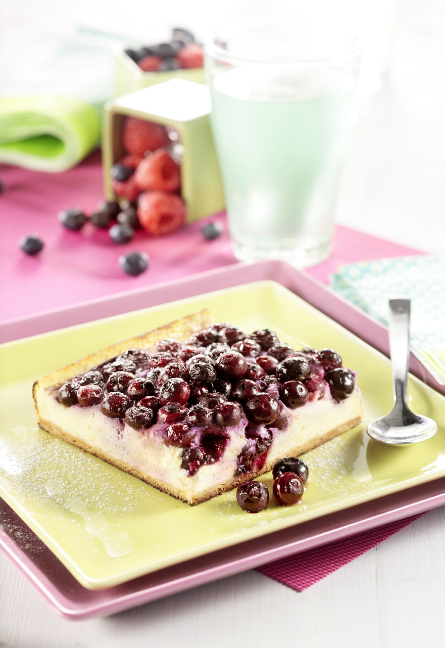 Blaubeer-Käsekuchen