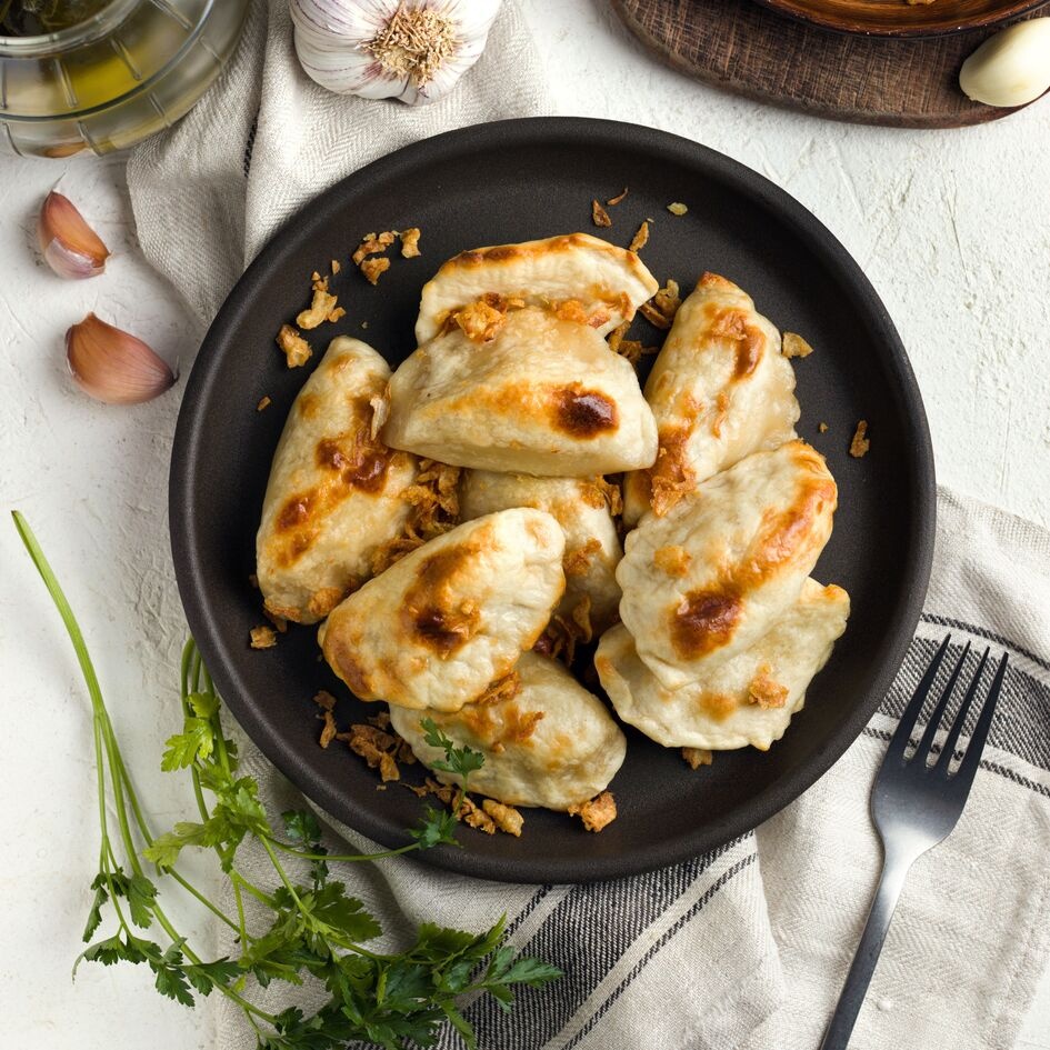 Raviolis crujientes (Pierogi)