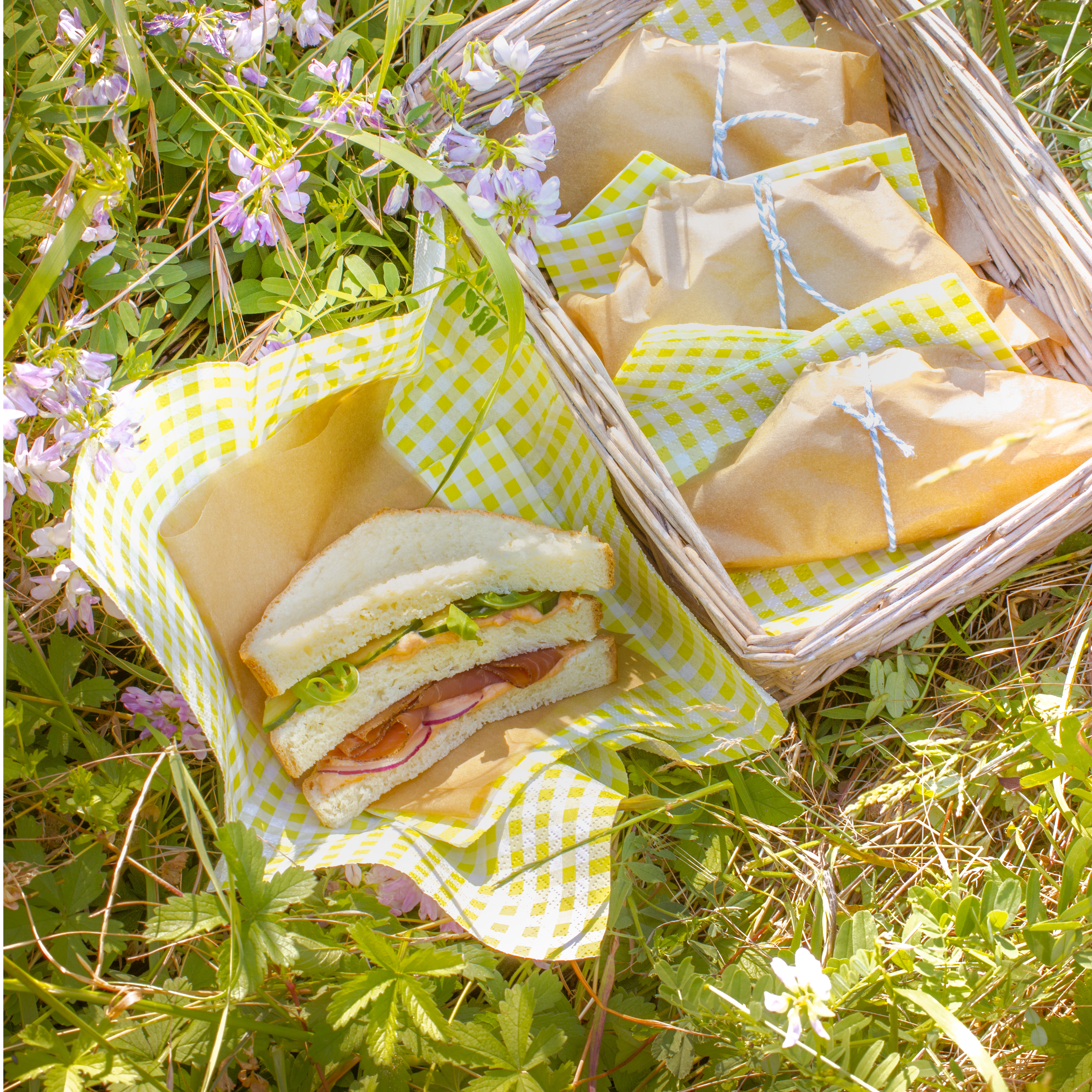 Pan de molde casero para sándwich frescos