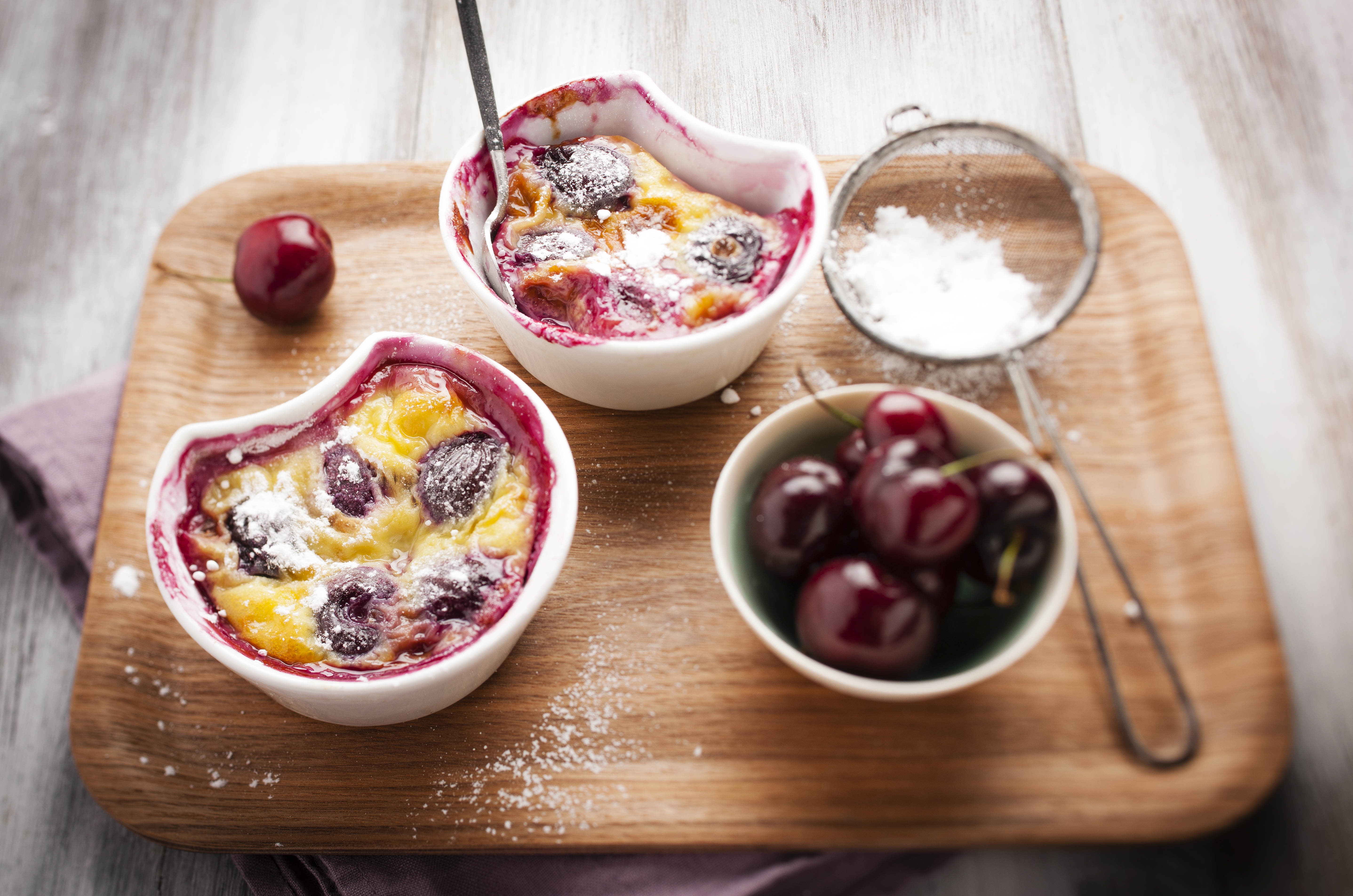 Clafoutis de cerezas