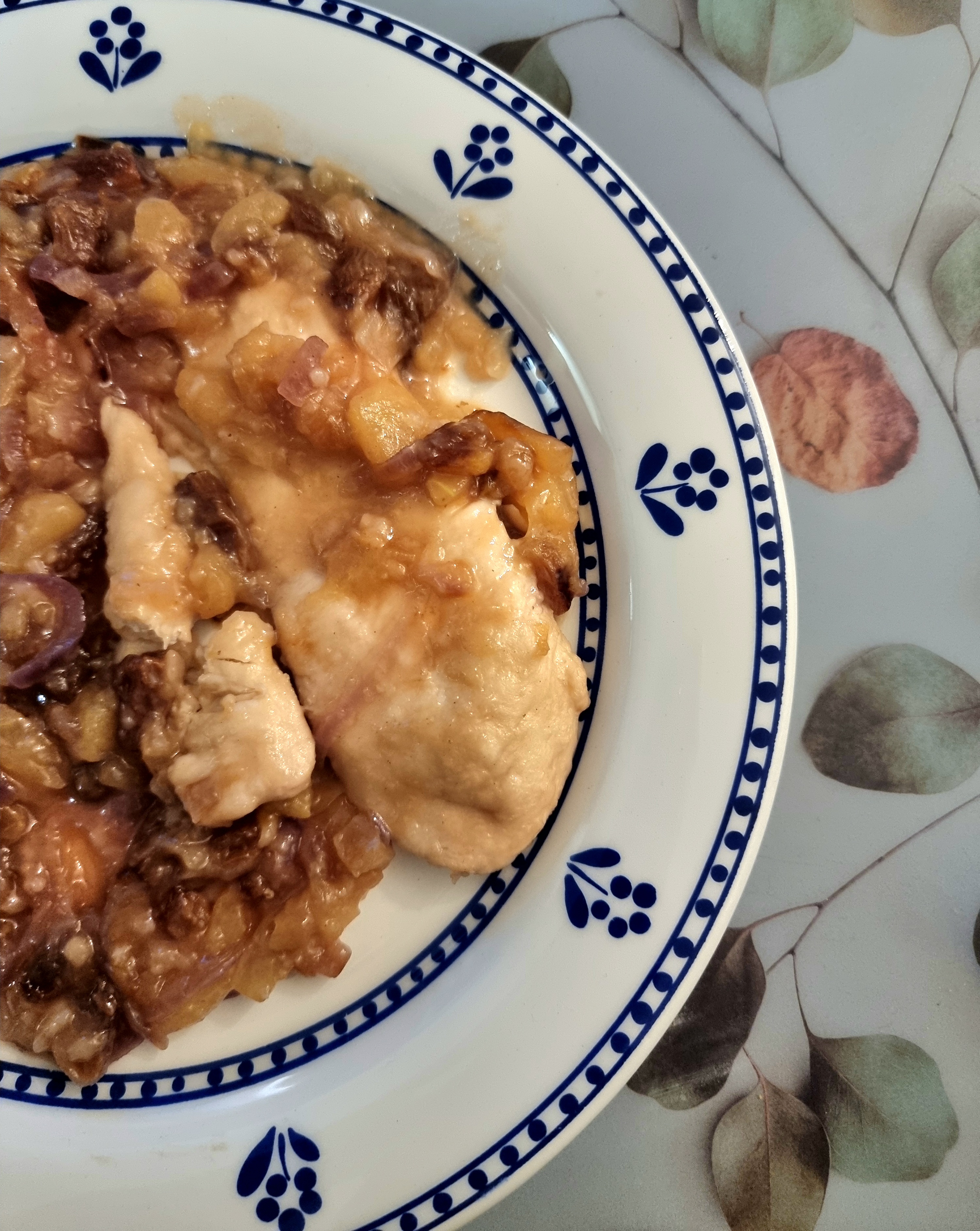 Scaloppine di pollo alle mele