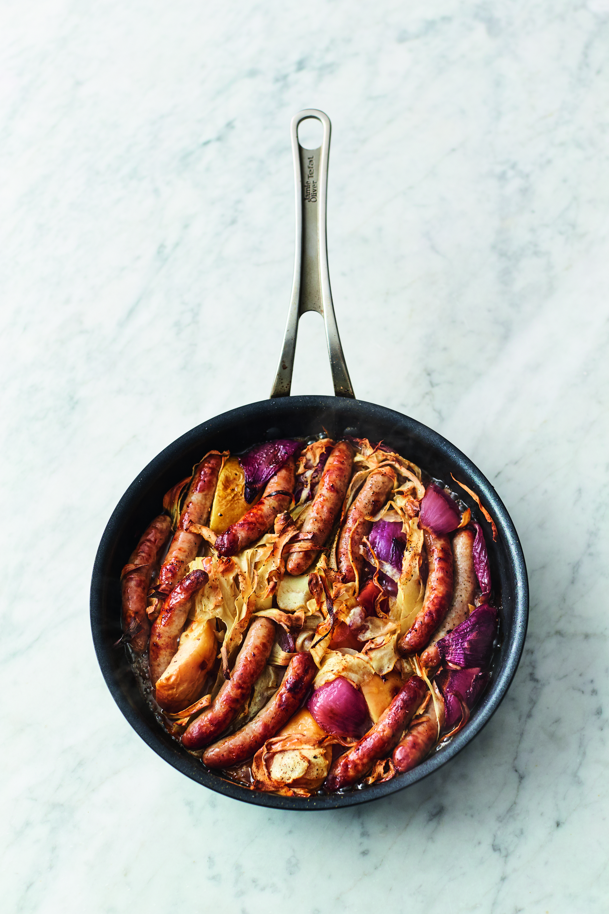 Jamie Oliver´s Apfel-Wurst-Auflauf