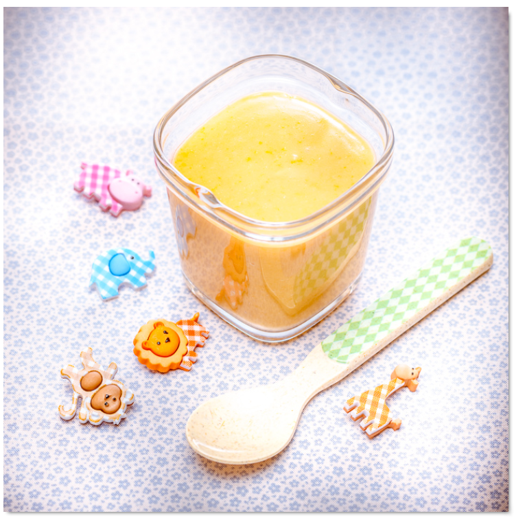 Crema de arroz y albaricoque para bebé