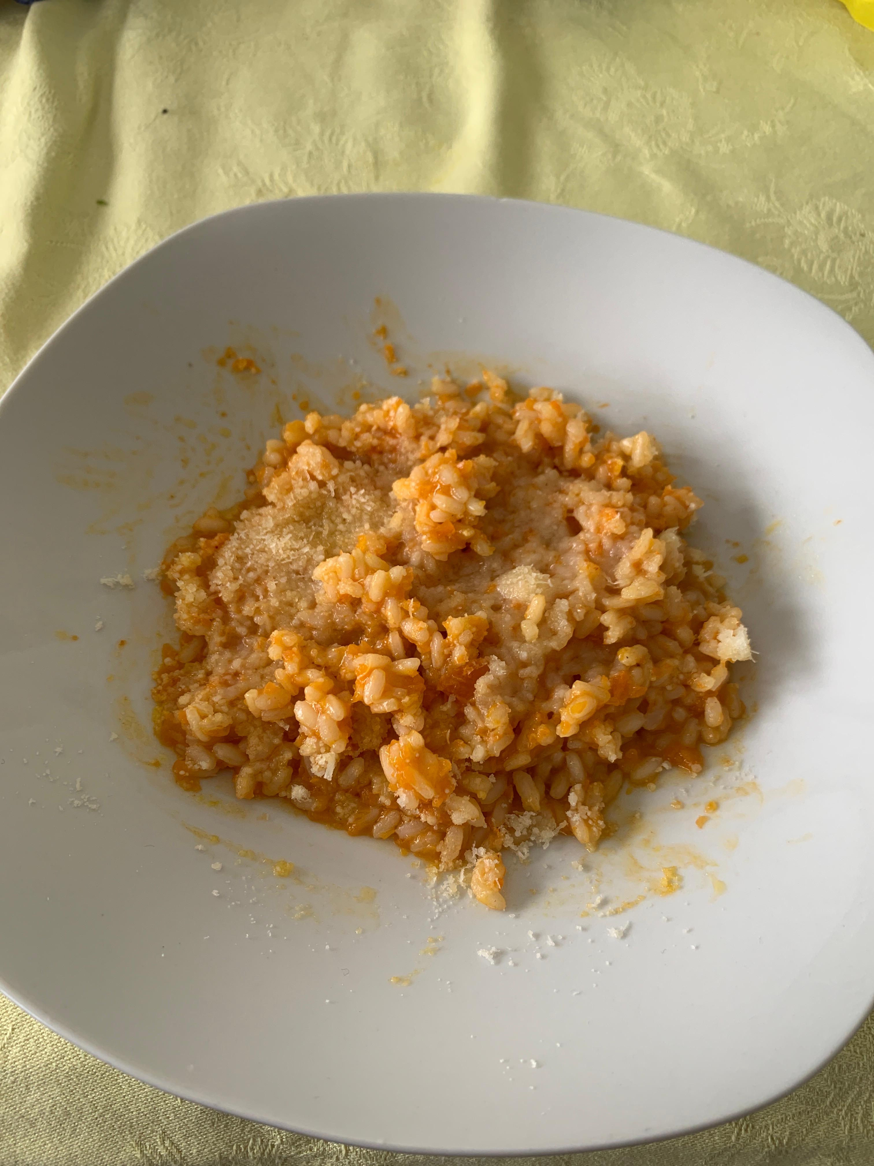 Risotto porri e carote