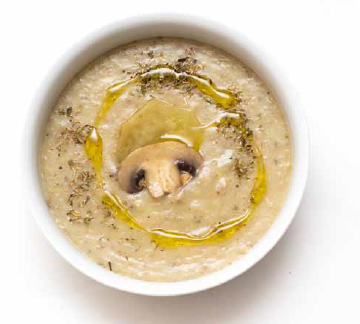 Crema di patate e funghi