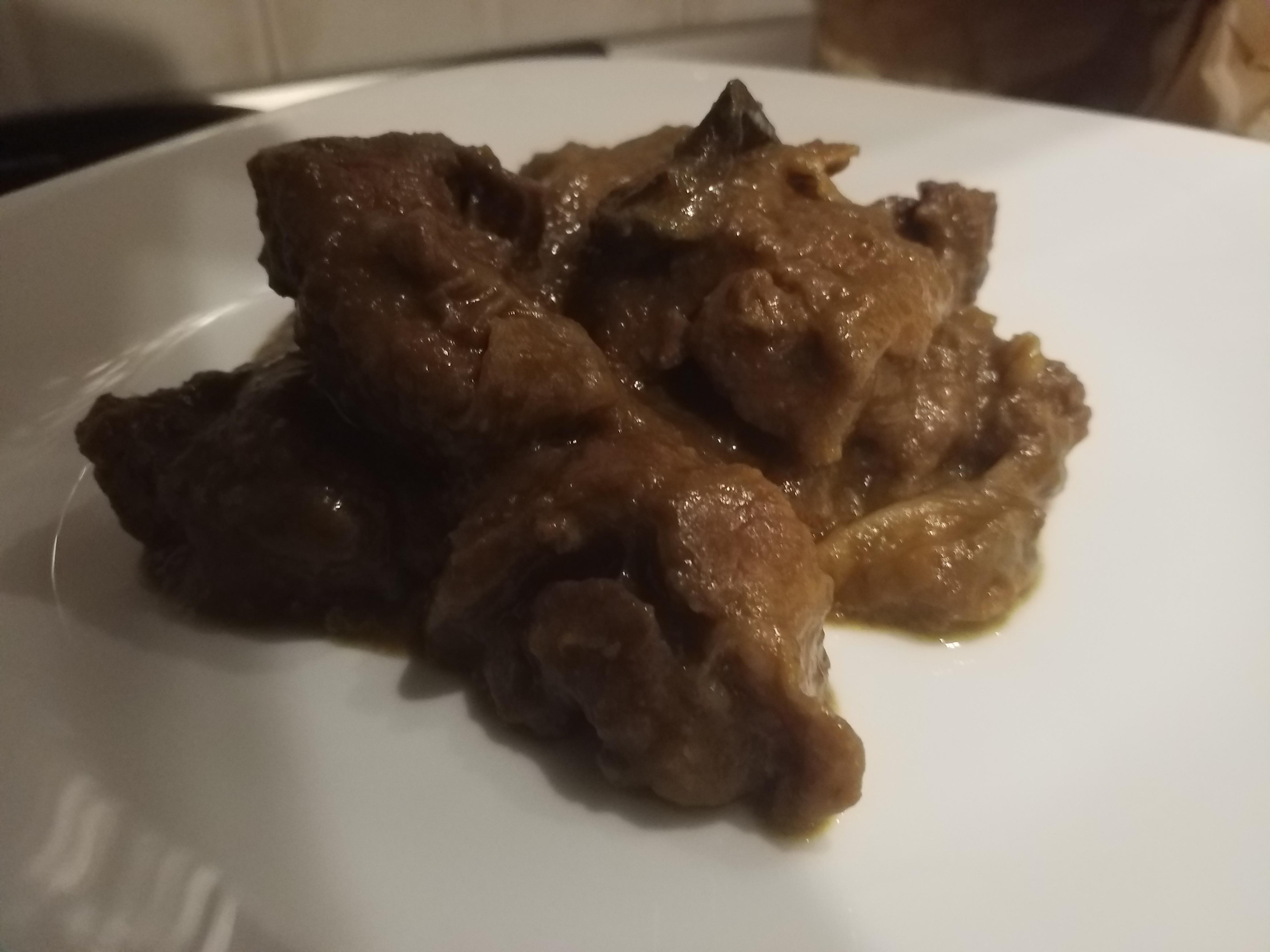 Spezzatino di manzo al vino rosso