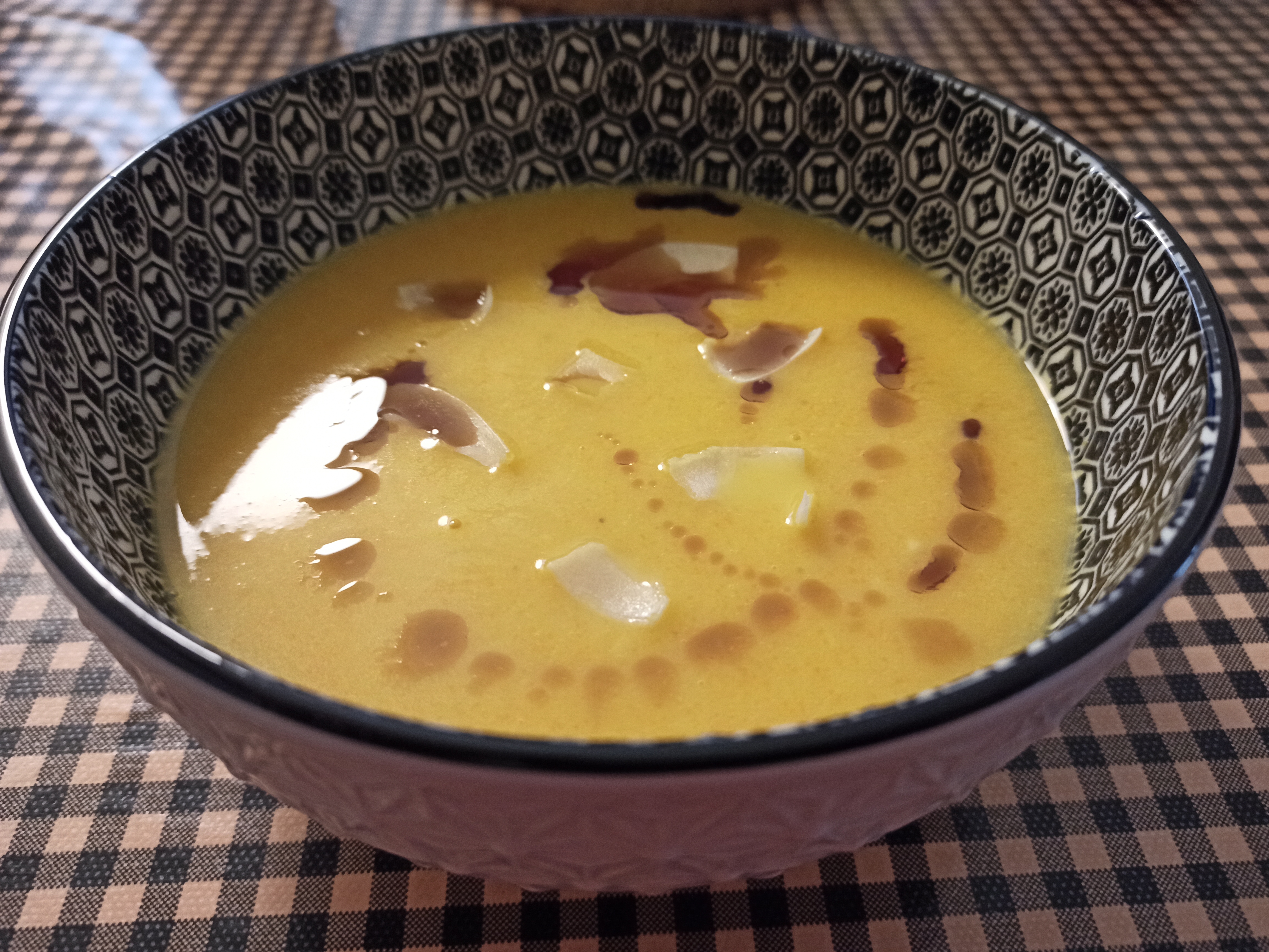 Crema de zanahoria y jengibre