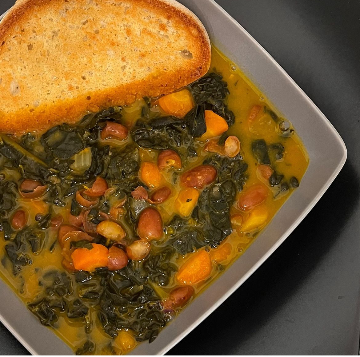 Zuppa cavolo nero e zucca