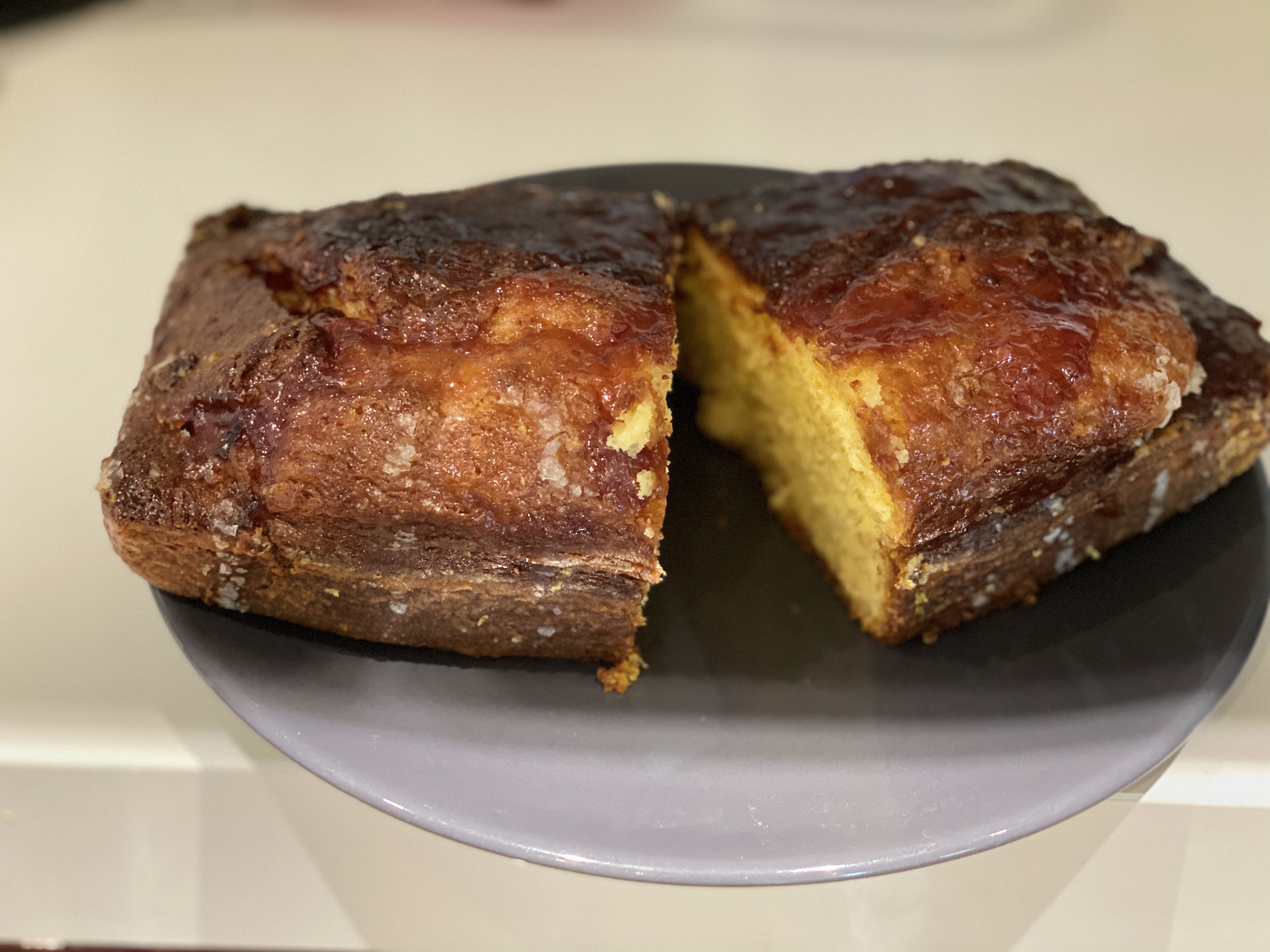 Plum-cake Limone e Cioccolato Bianco
