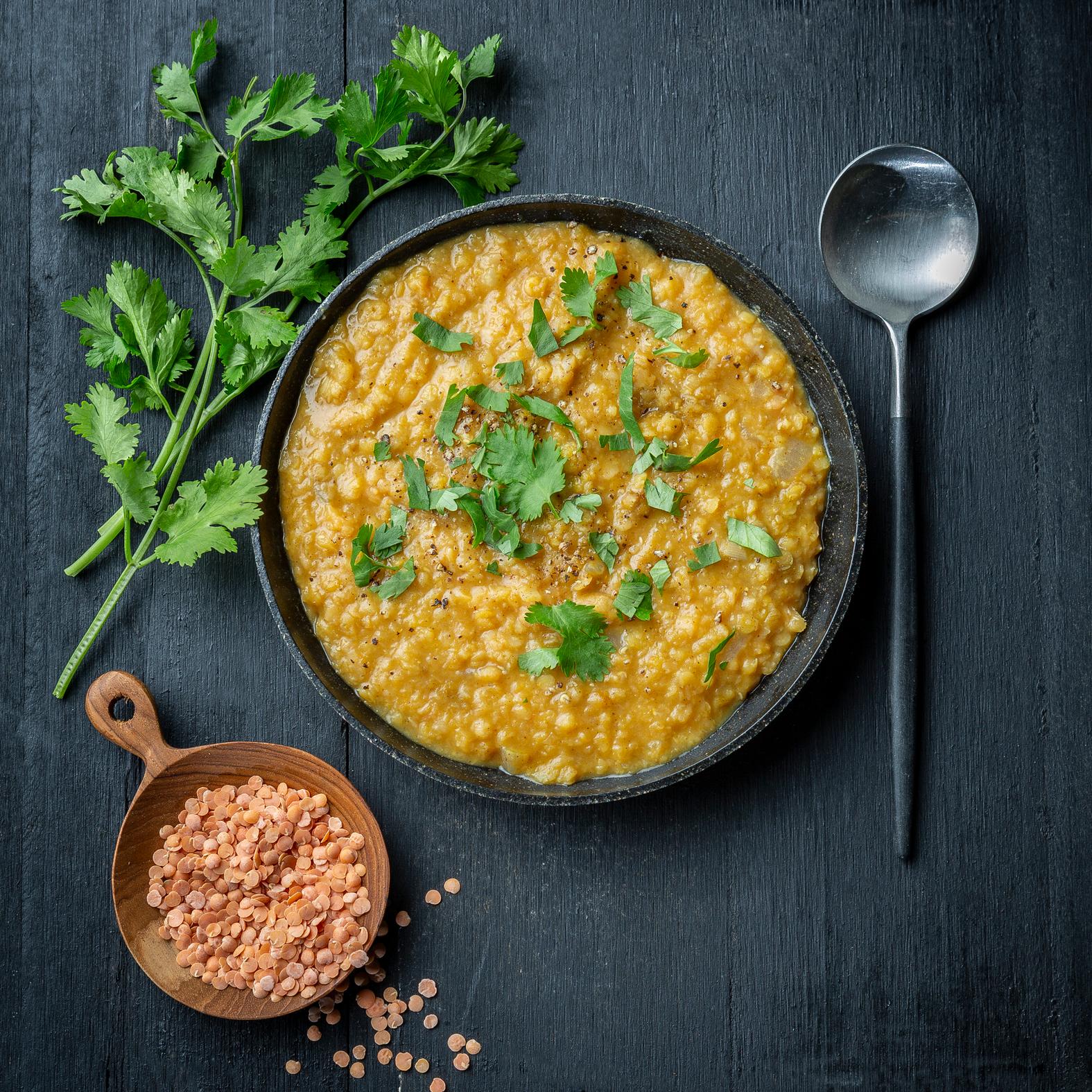 Dahl d'automne aux lentilles vertes - Recette Cookeo | Moulinex