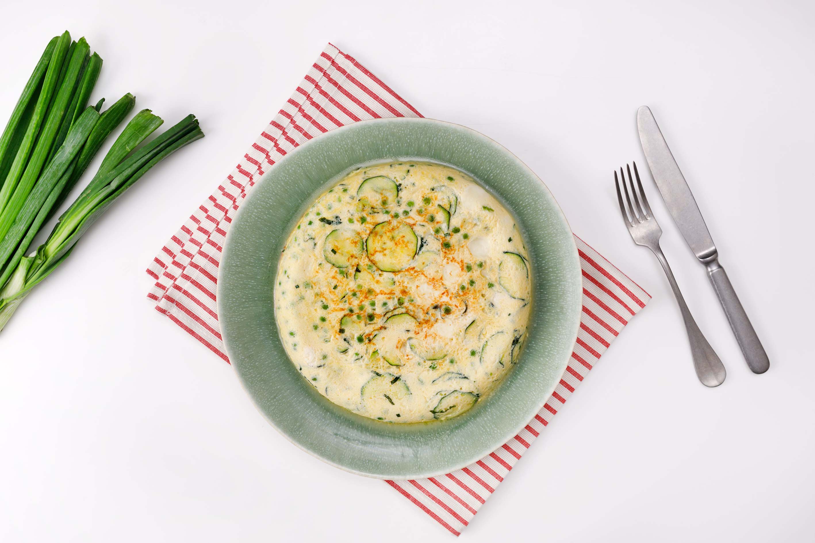 Fritata de calabacín y queso
