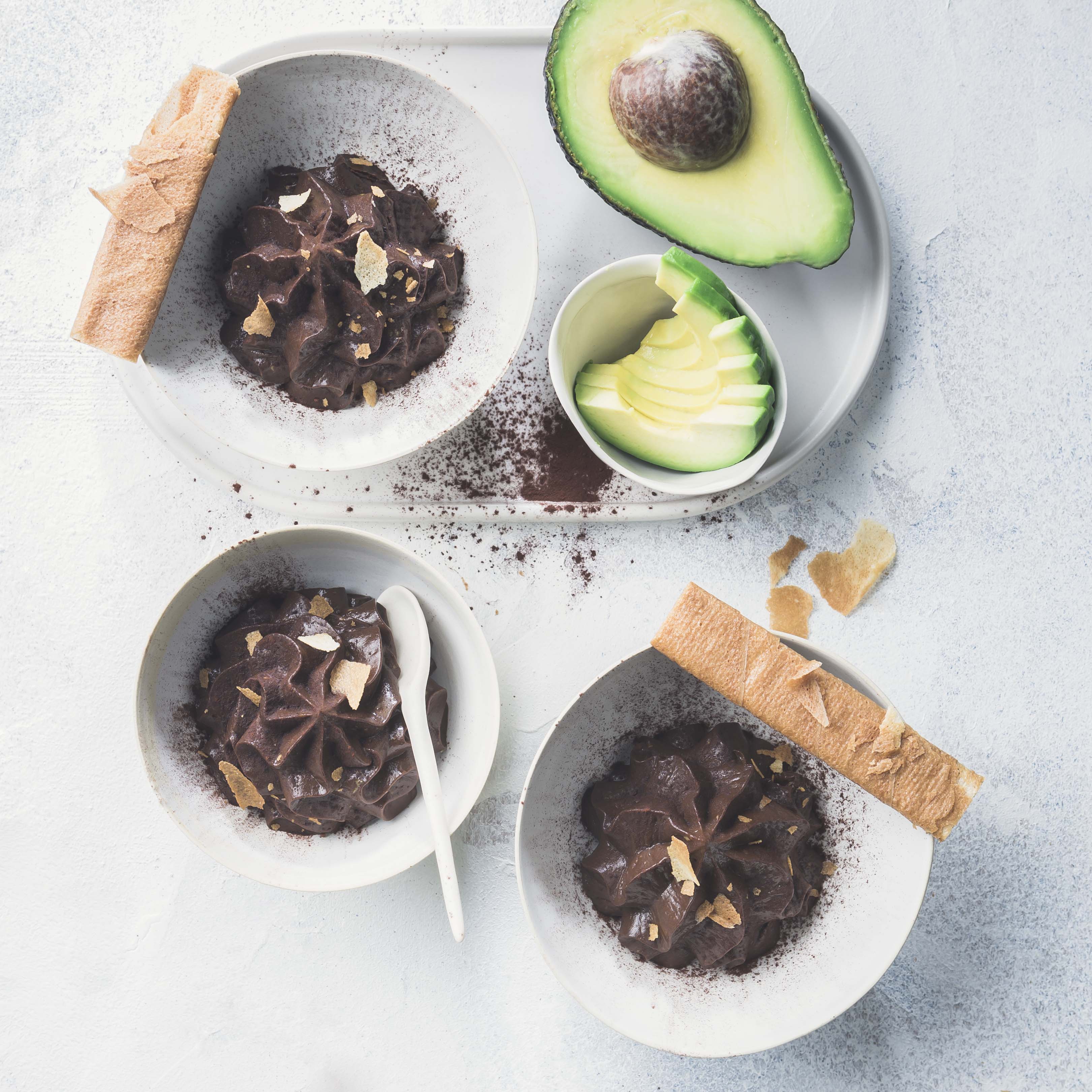 Mousse avocado e cioccolato