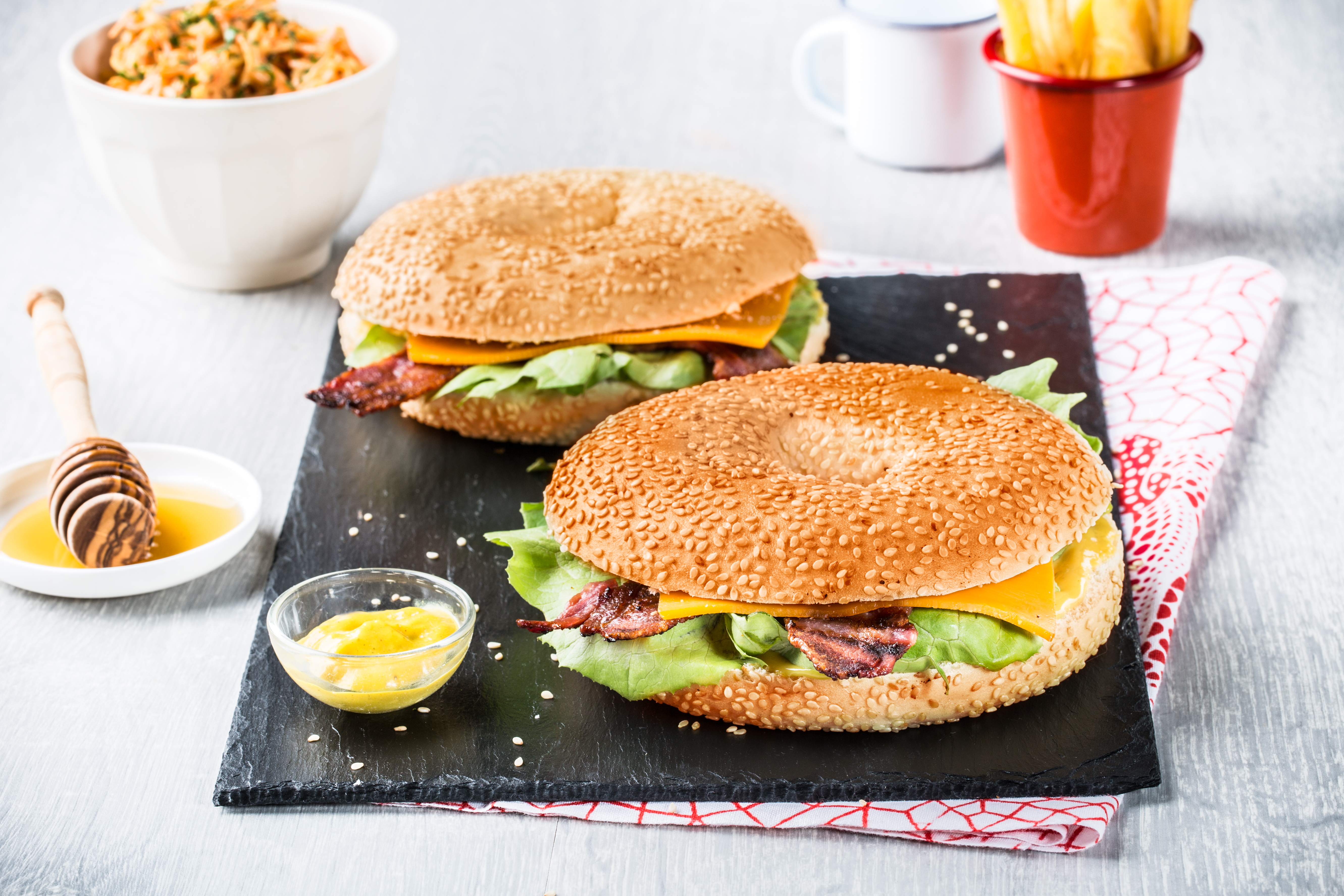 Klassischer bagel