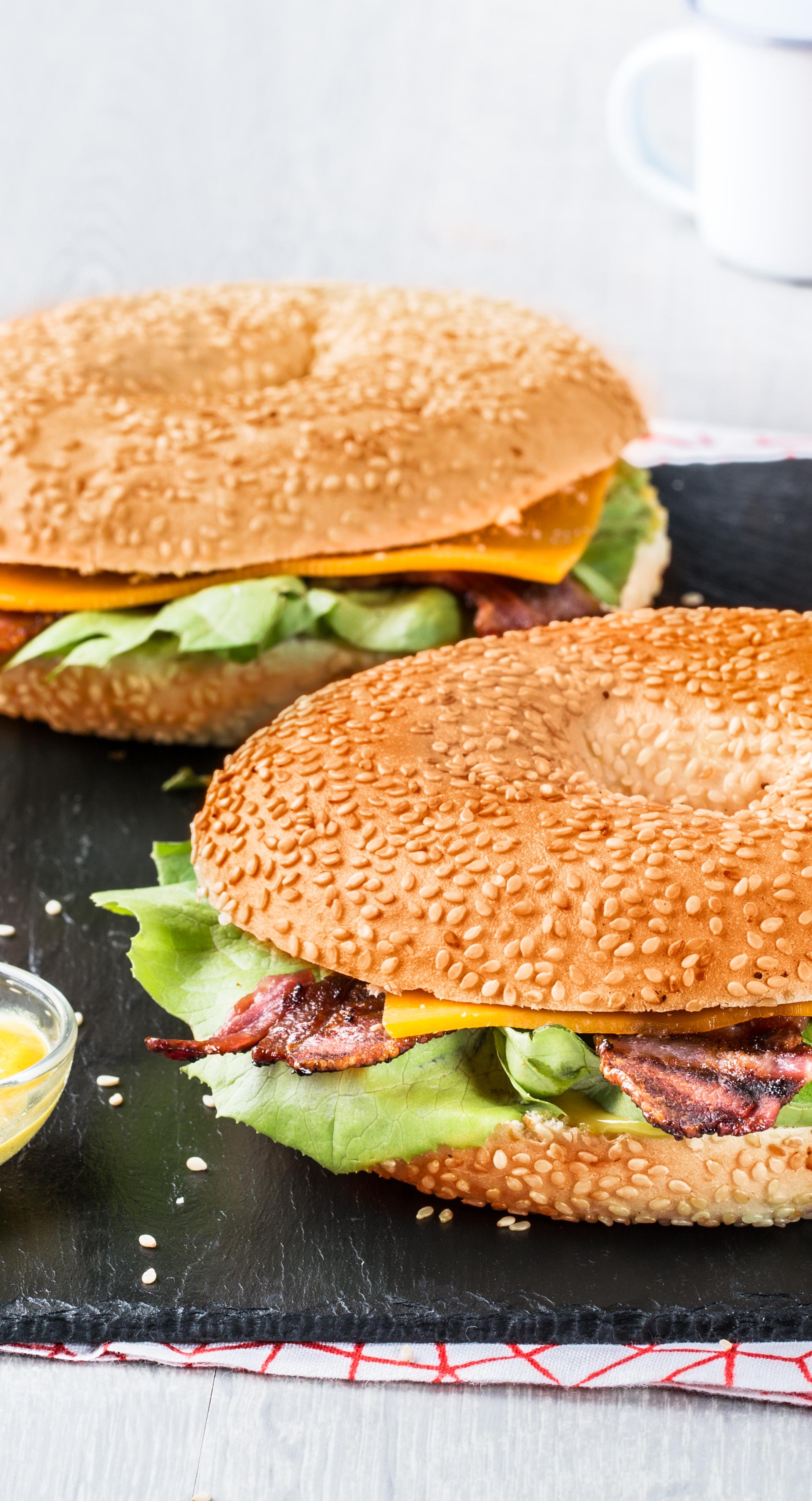 Klassischer bagel - Rezepte OptiGrill Connect | Tefal