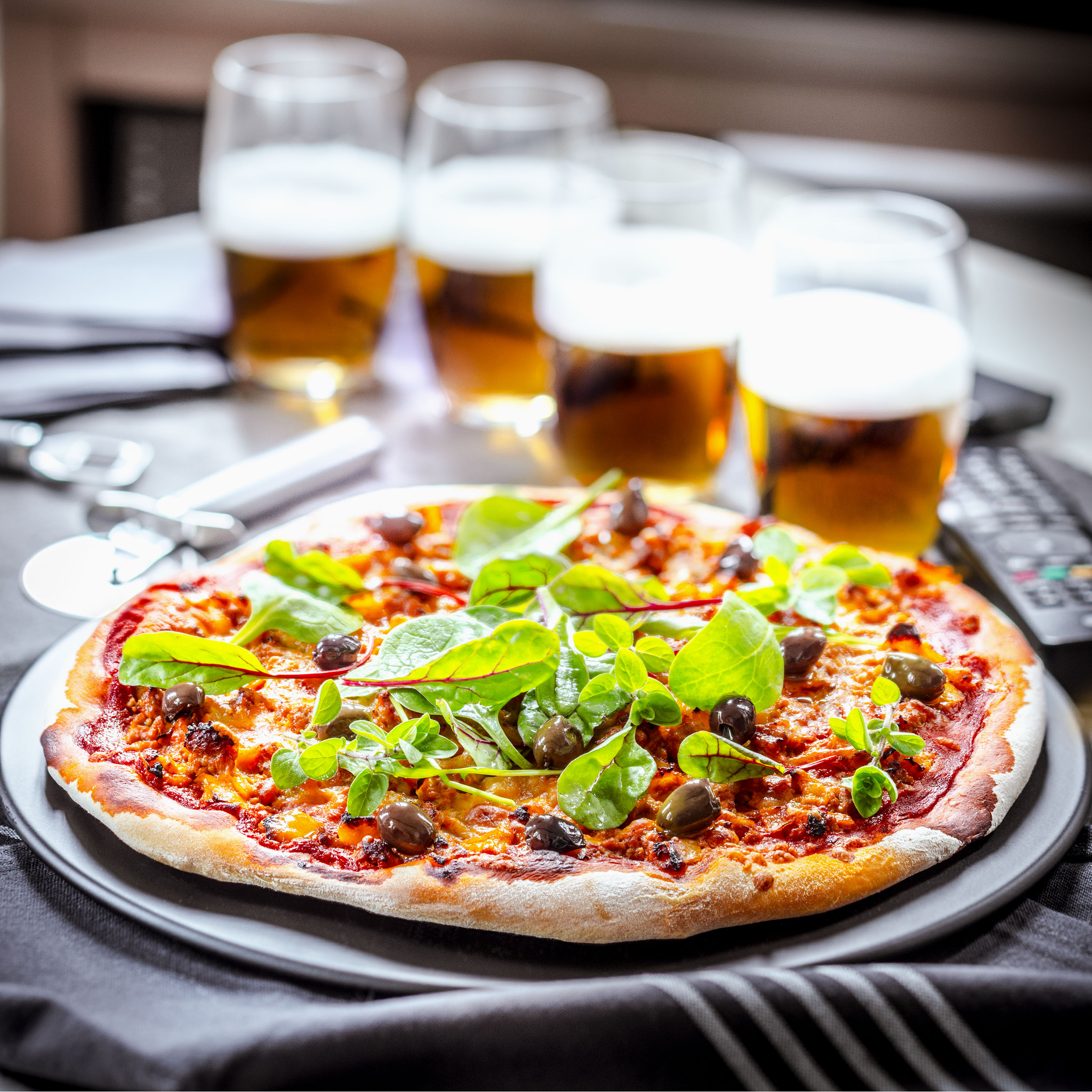 Pizza de ternera