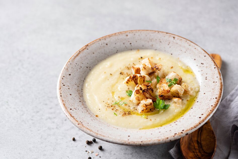 Crema de coliflor con garam masala