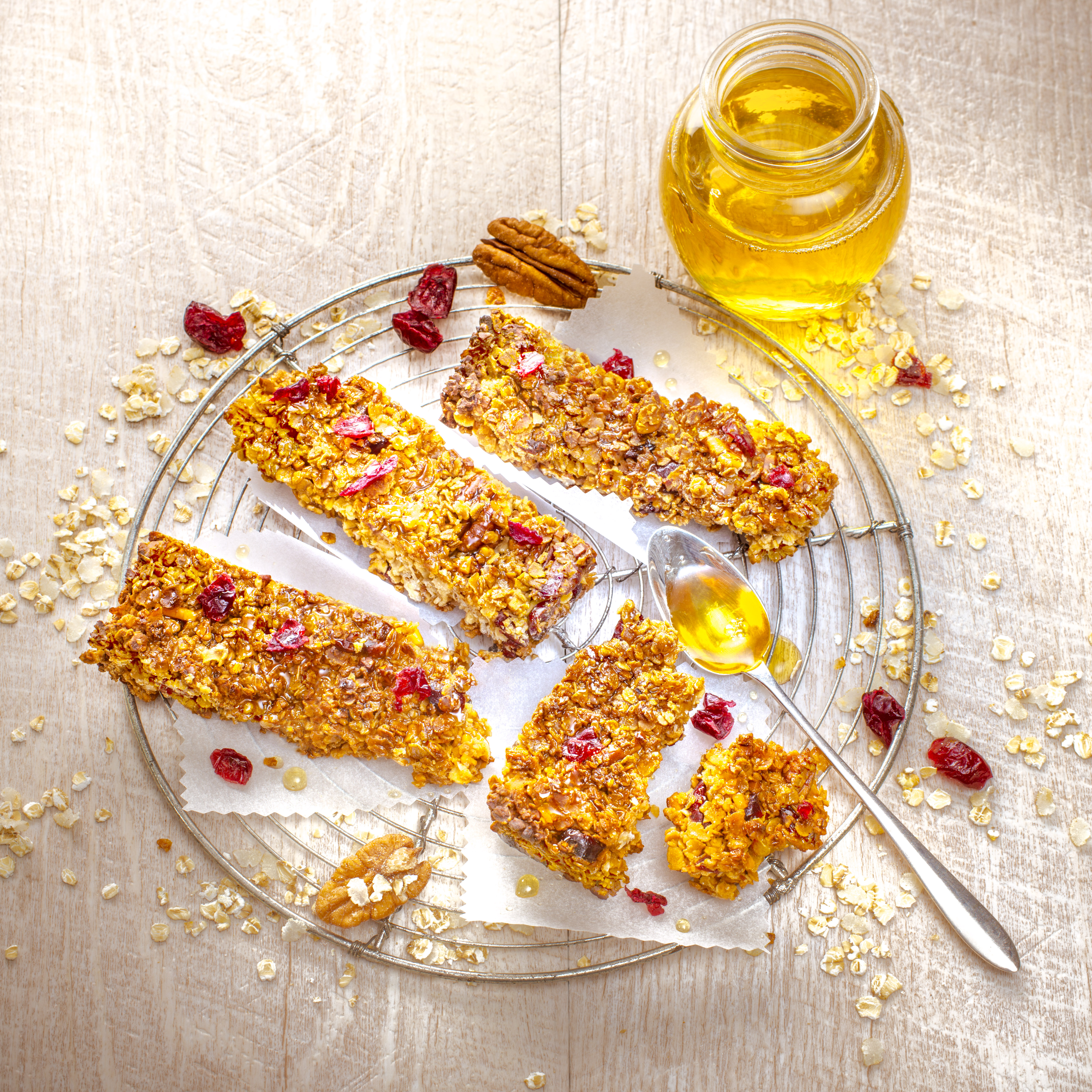 Barritas de granola casera