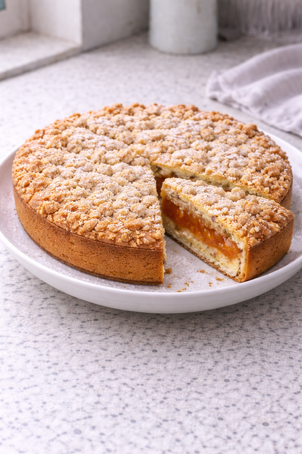 Torta sbriciolata alla marmellata
