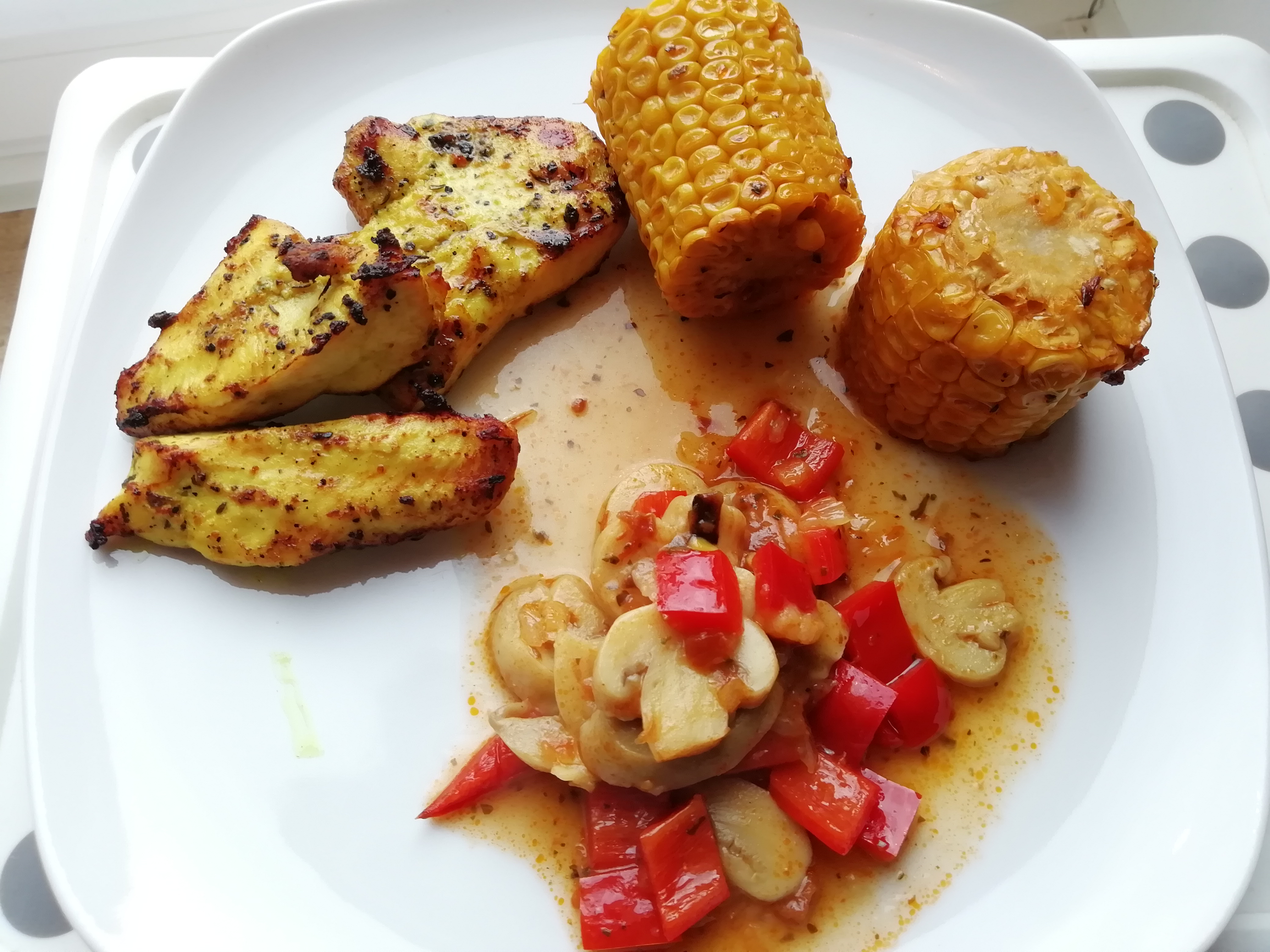 Wrap-Tortilla-Füllung mit Hühnchen