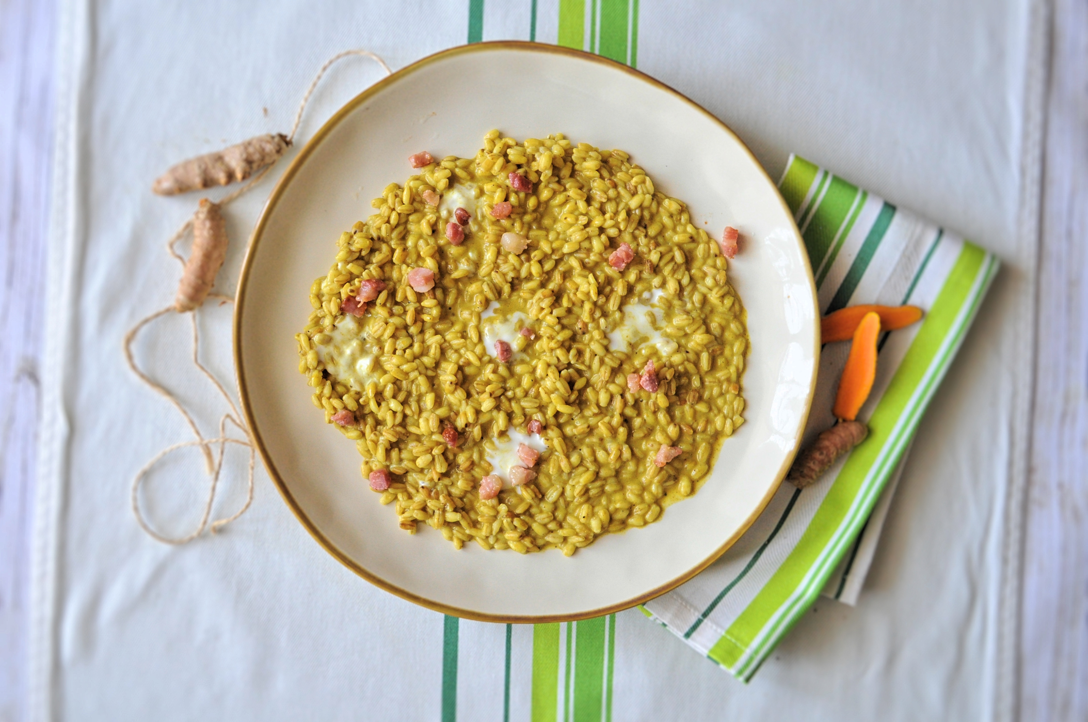 Orzo e curcuma