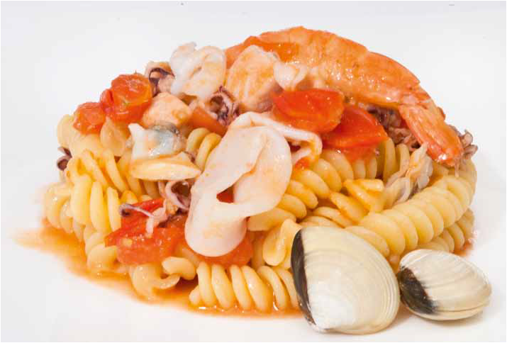 Fusilli al sugo di pesce