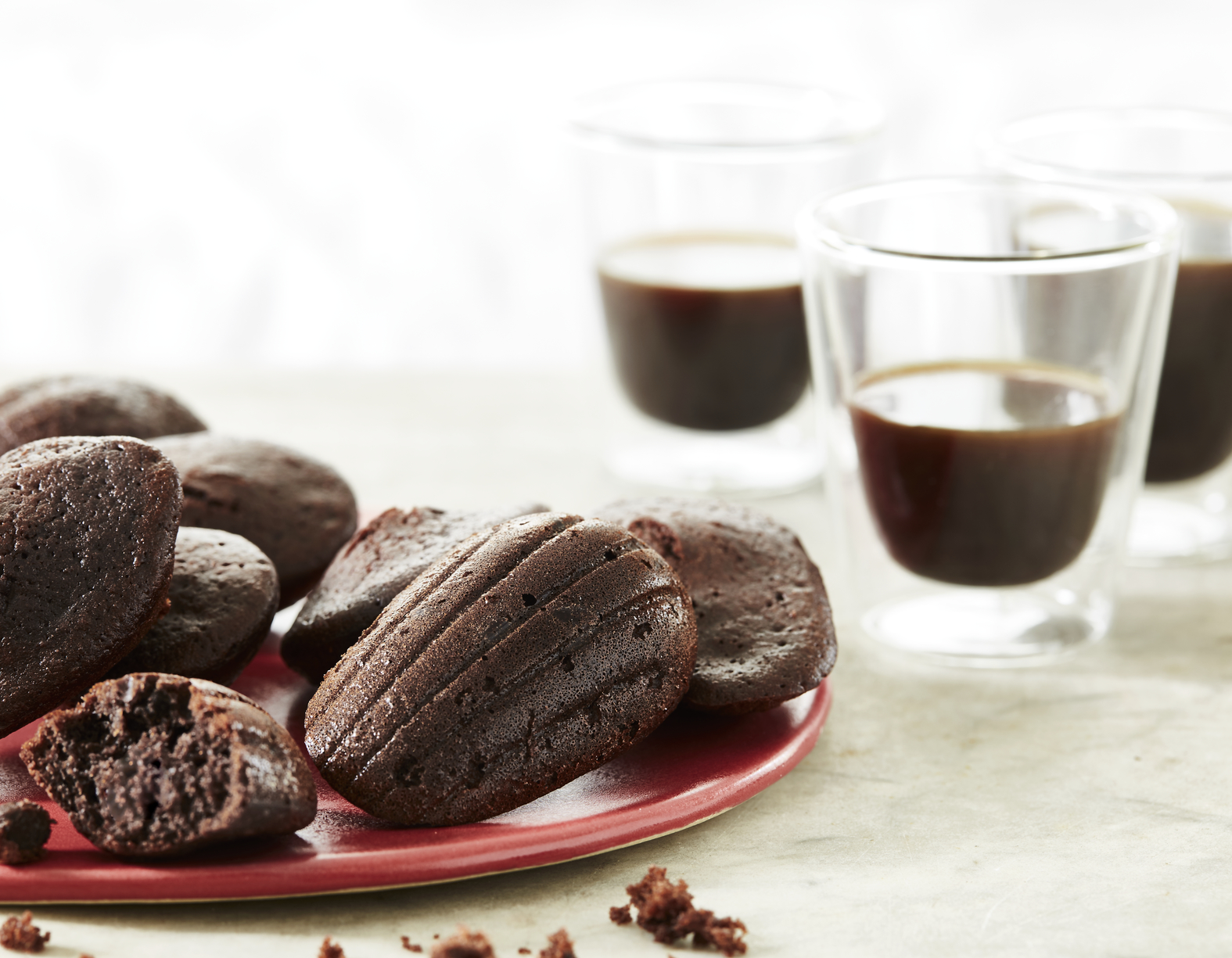 Mini-Schokoladen-Madeleines