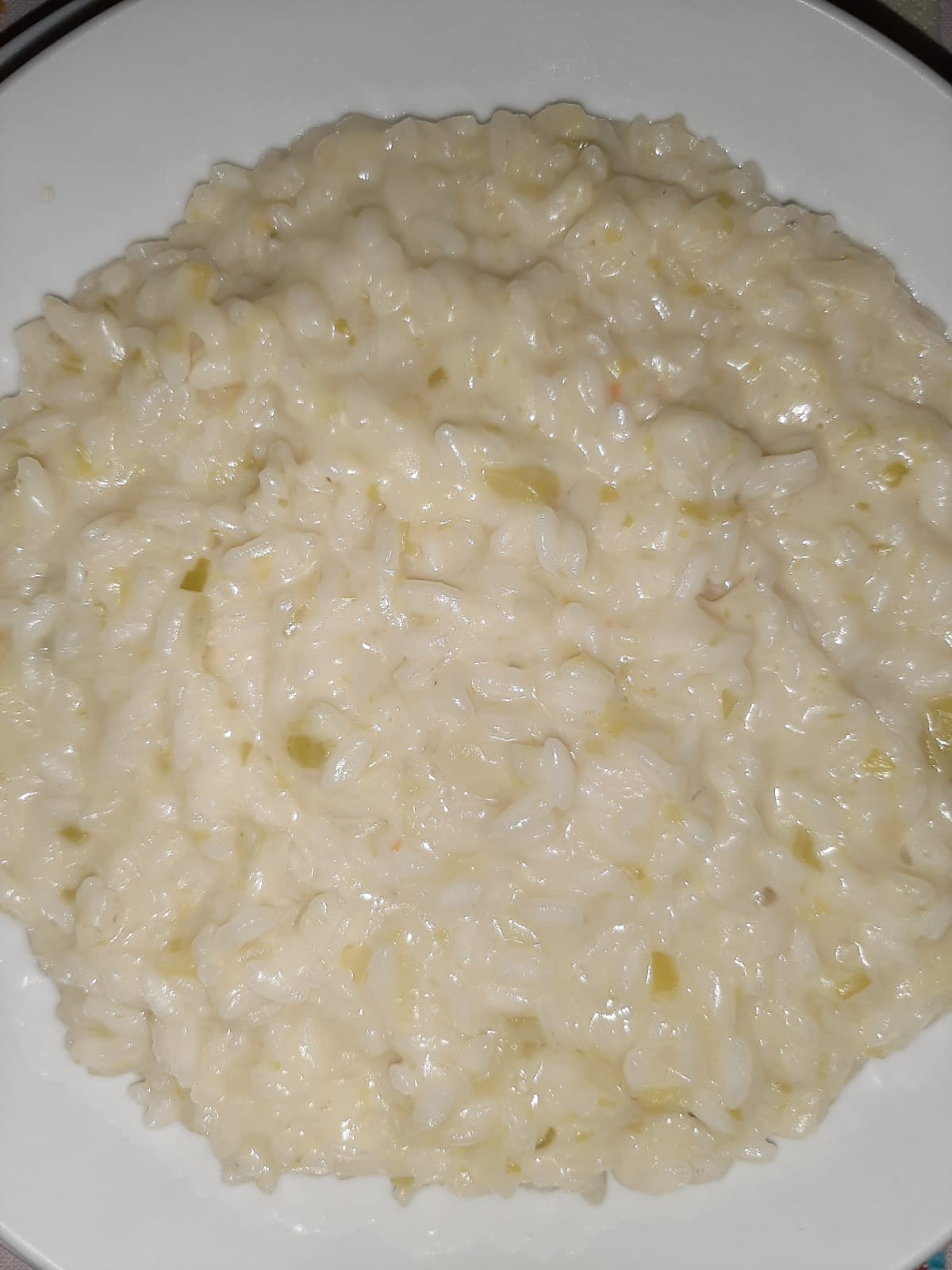 RISOTTO PORRI E CRESCENZA