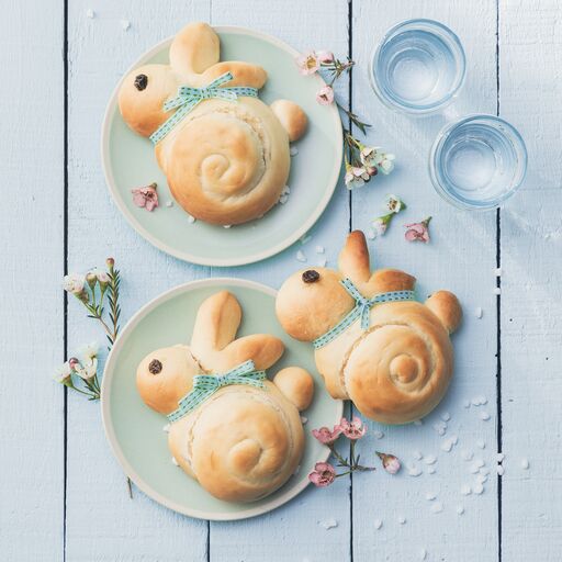 Brioche de conejitos de pascua