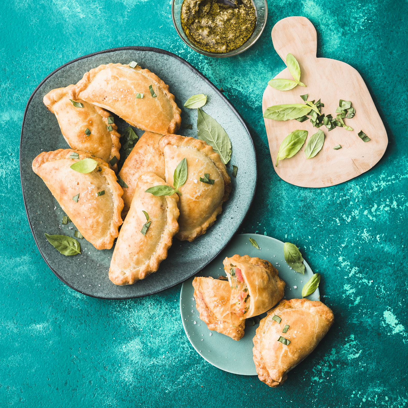 Empanadas de mozzarella
