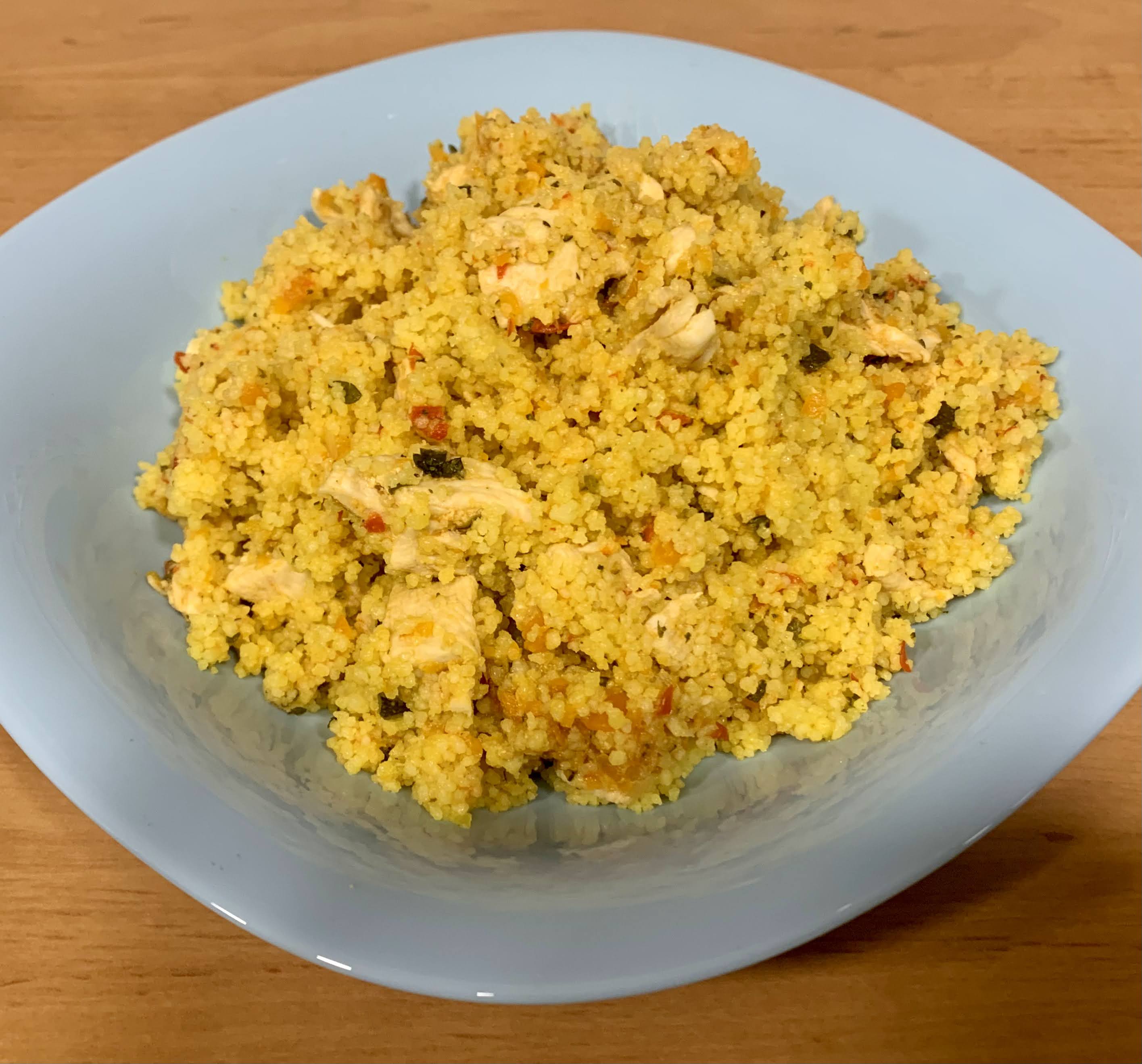 Cuscús con pollo y verduras