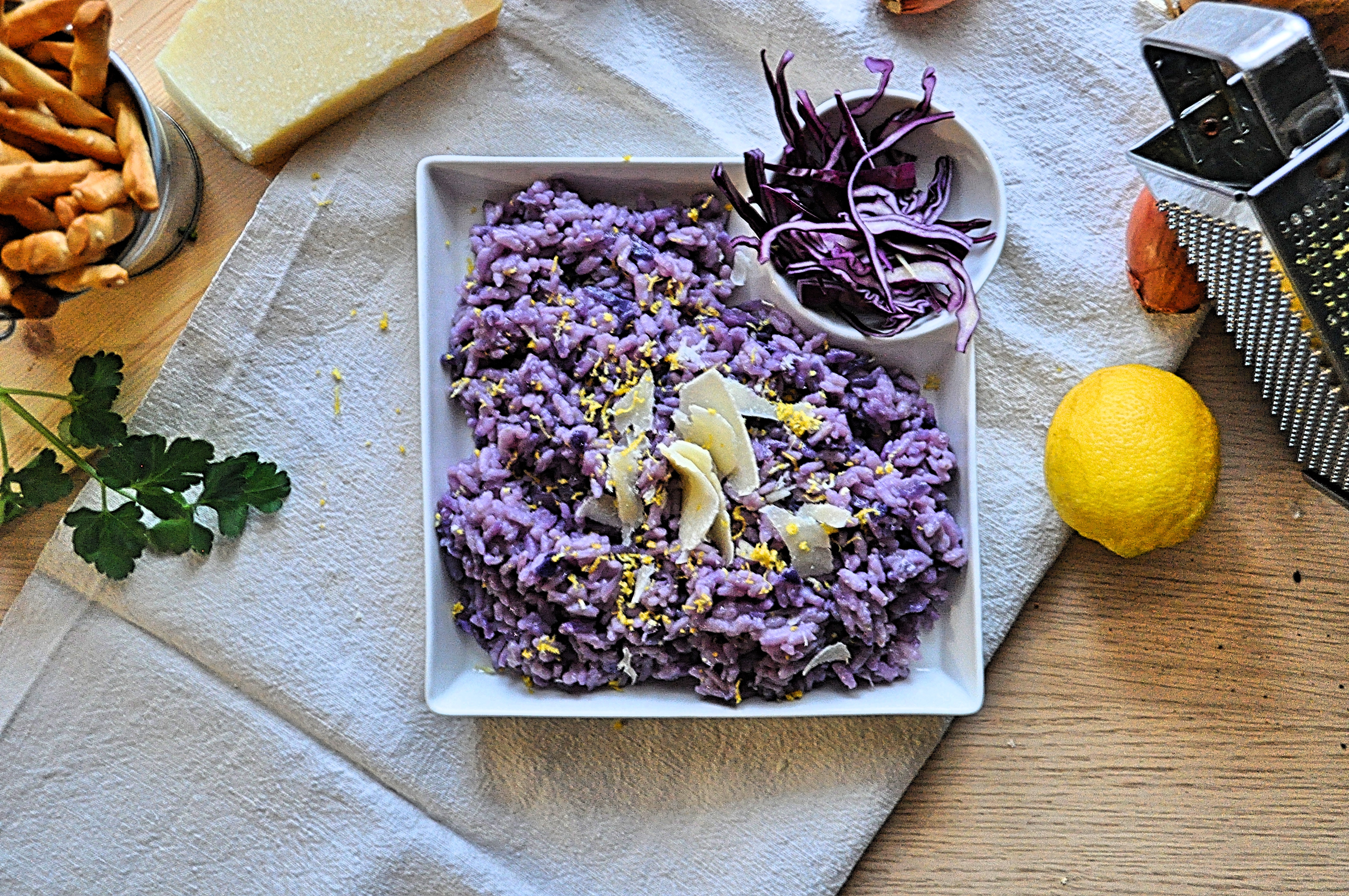 Risotto in viola