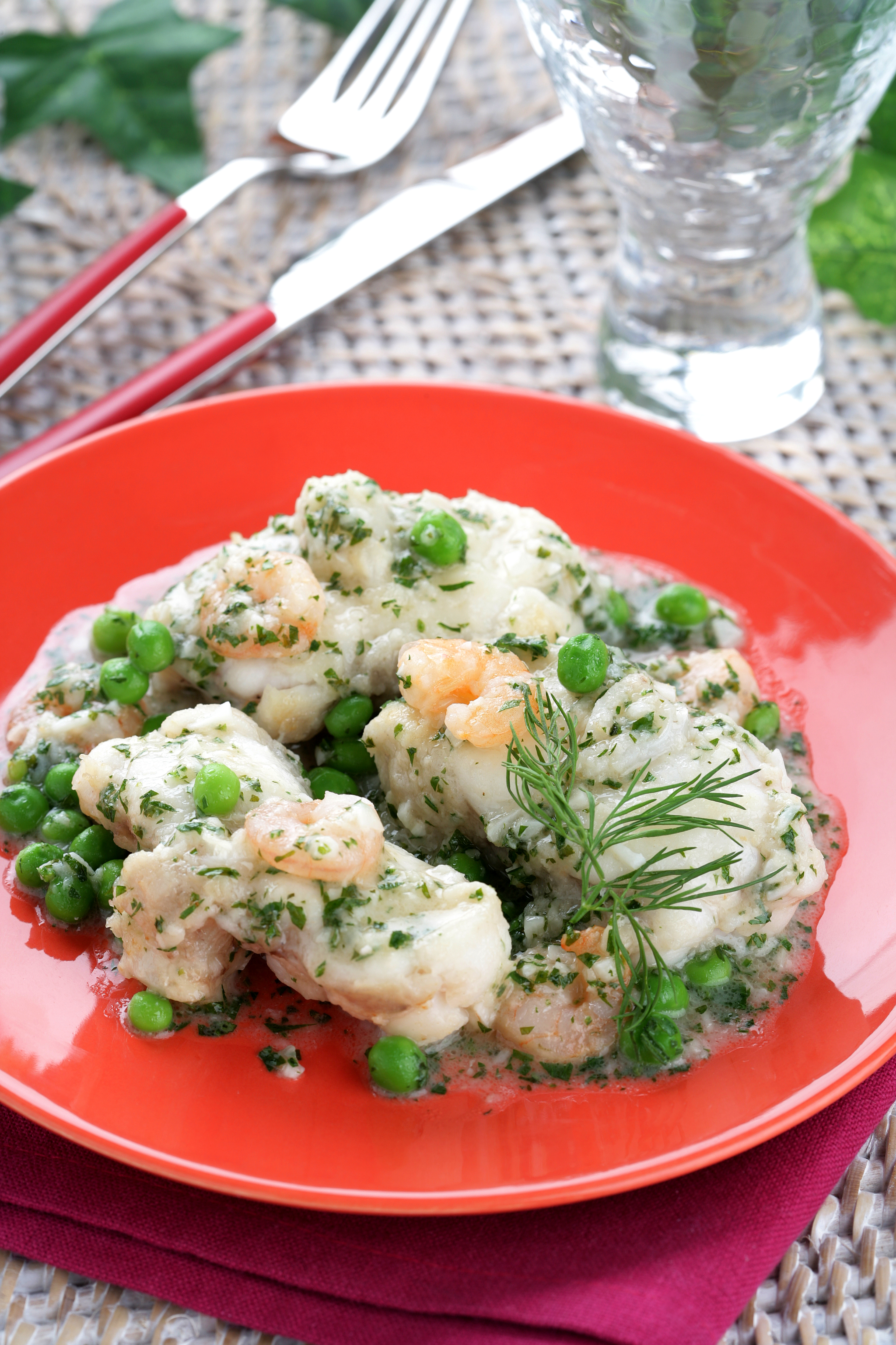 Seeteufel mit grüner Sauce