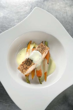 Lachs mit Sesam