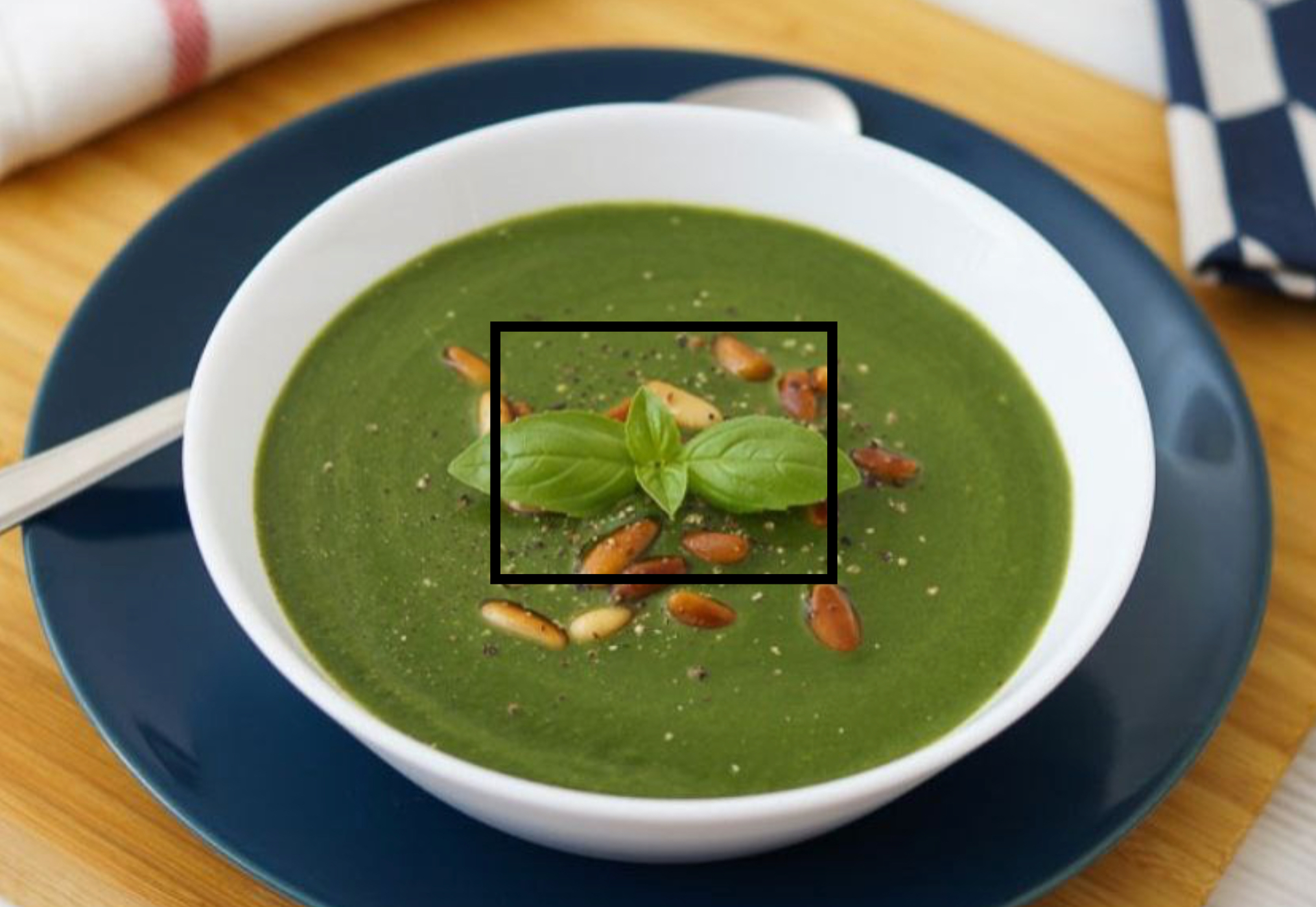 Crema de espinacas Cèlia