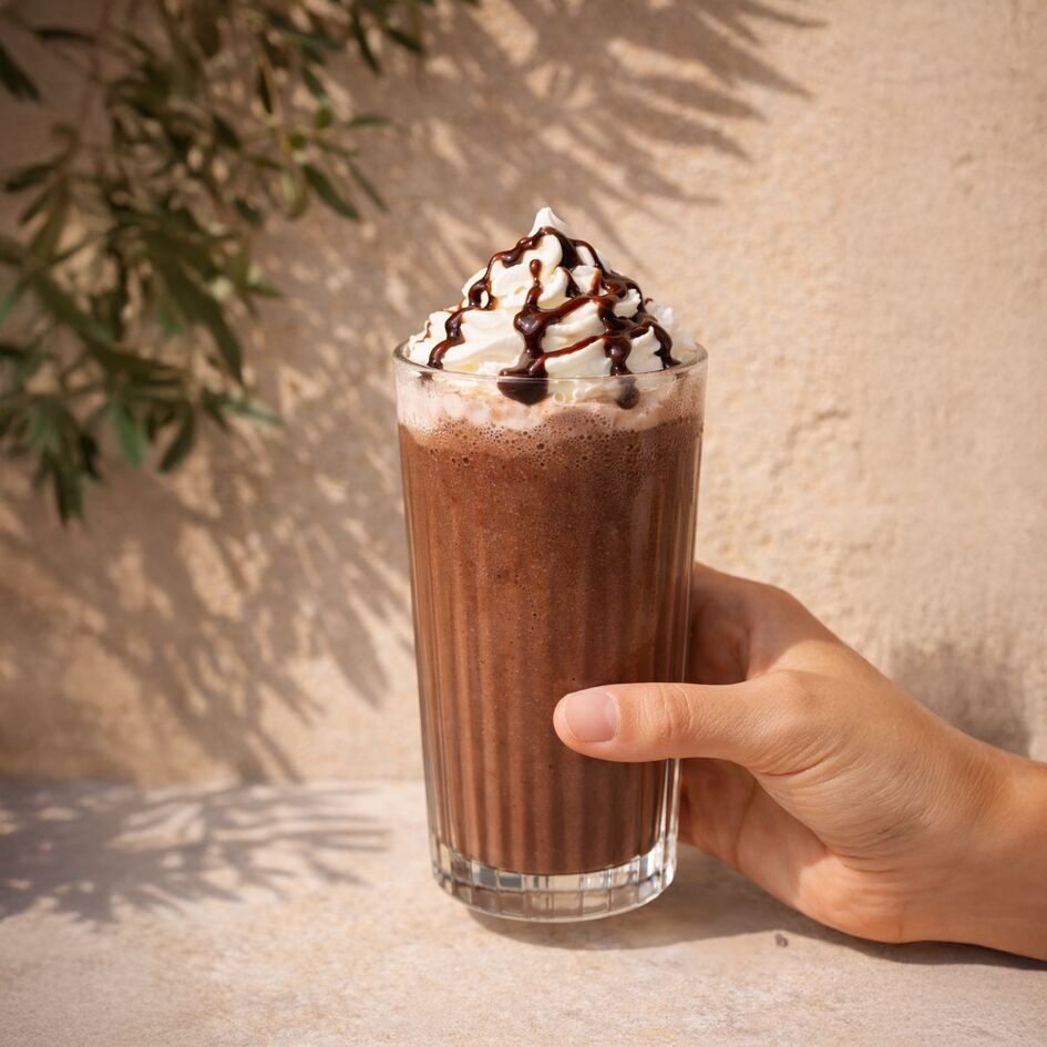 Milkshake de chocolate à Vienense