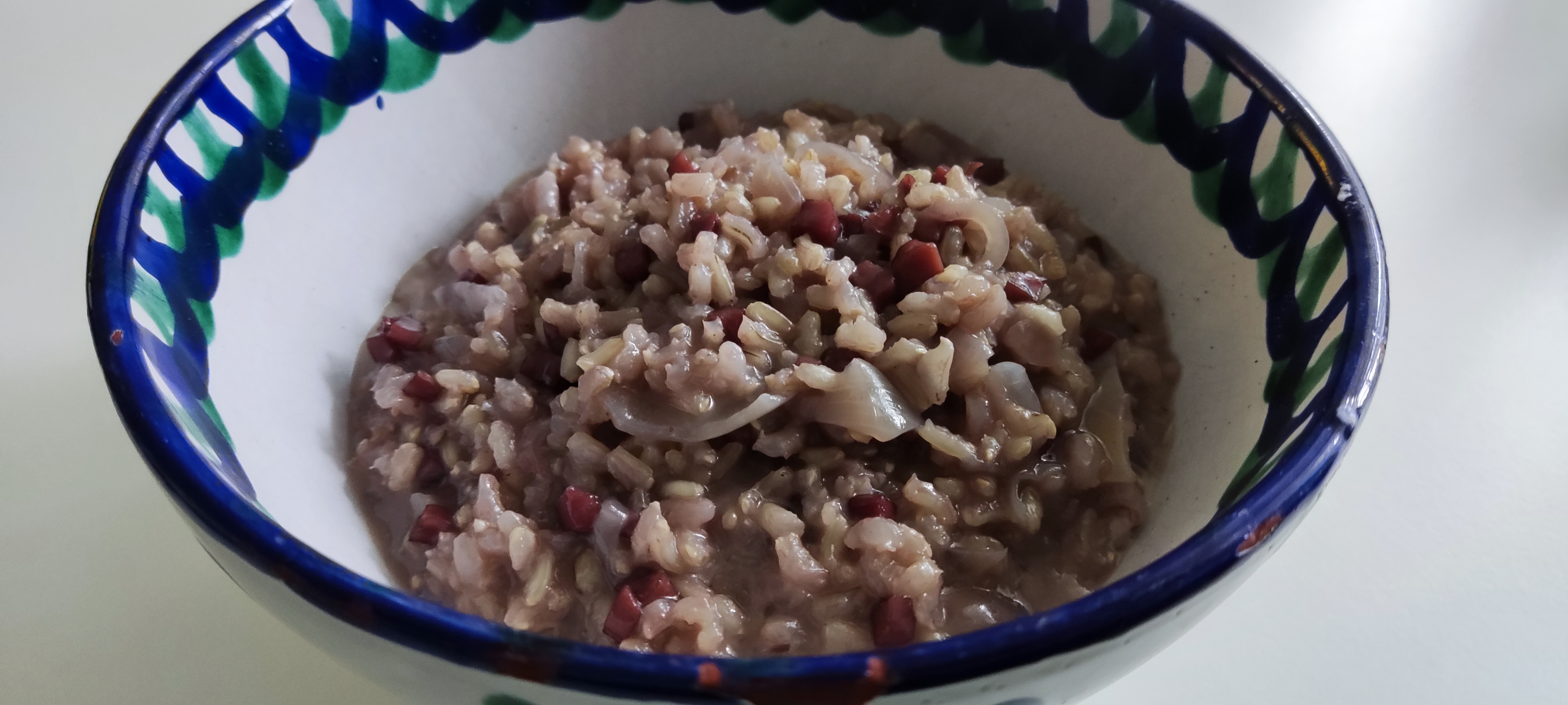 Arroz integral con queso