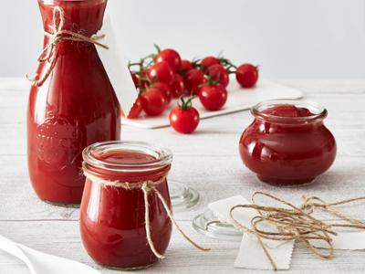 Salsa casera de tomate cherry