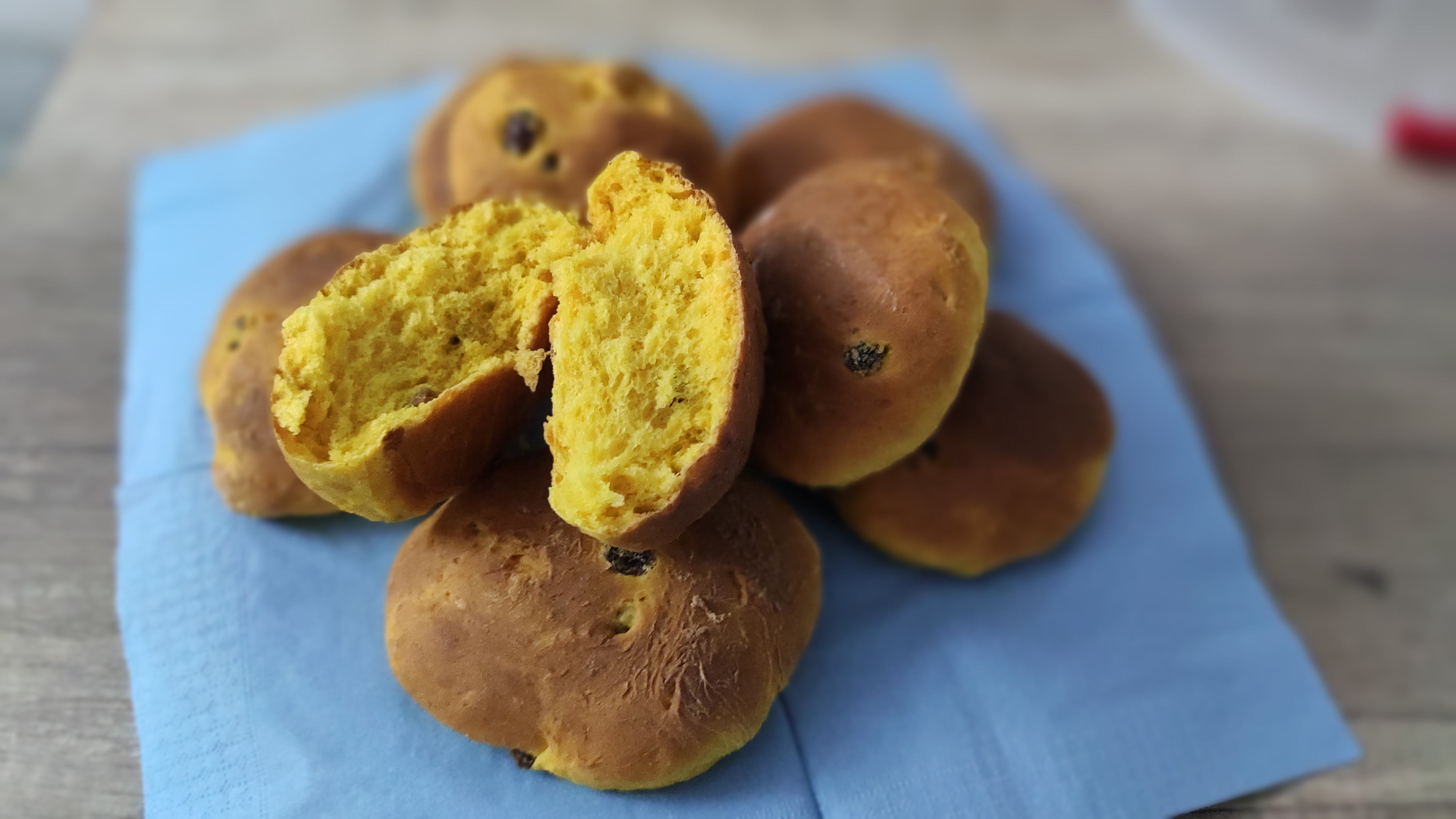 Pane zucca e uvetta